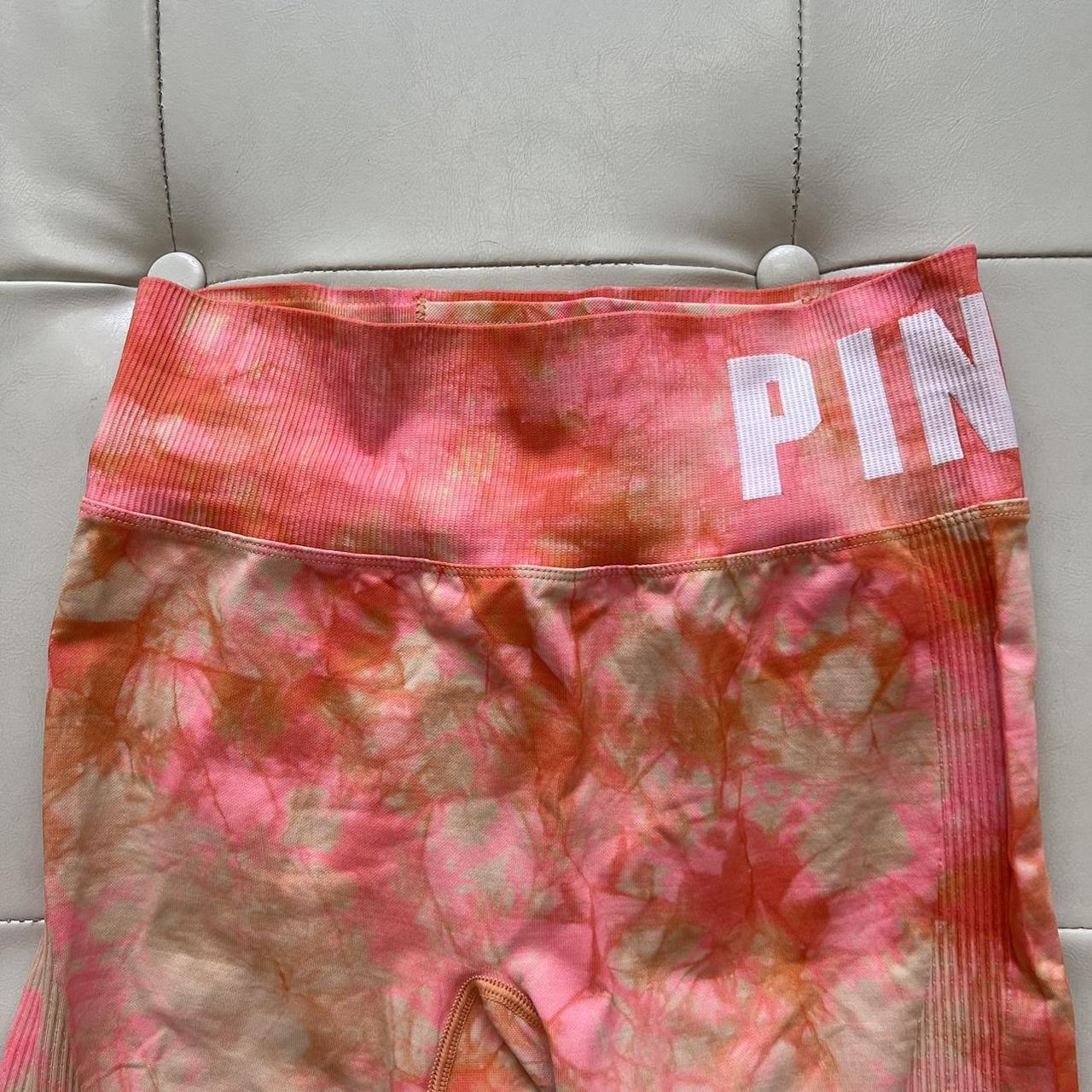 Victoria’s Secret PINK tie dye orange and pink