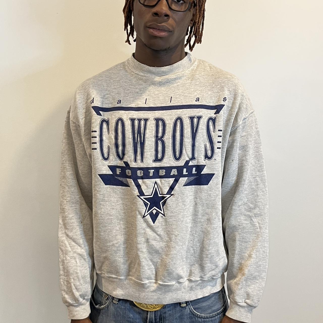 VINTAGE DALLAS COWBOYS CREWNECK SWEATER SIZE MEDIUM - Depop