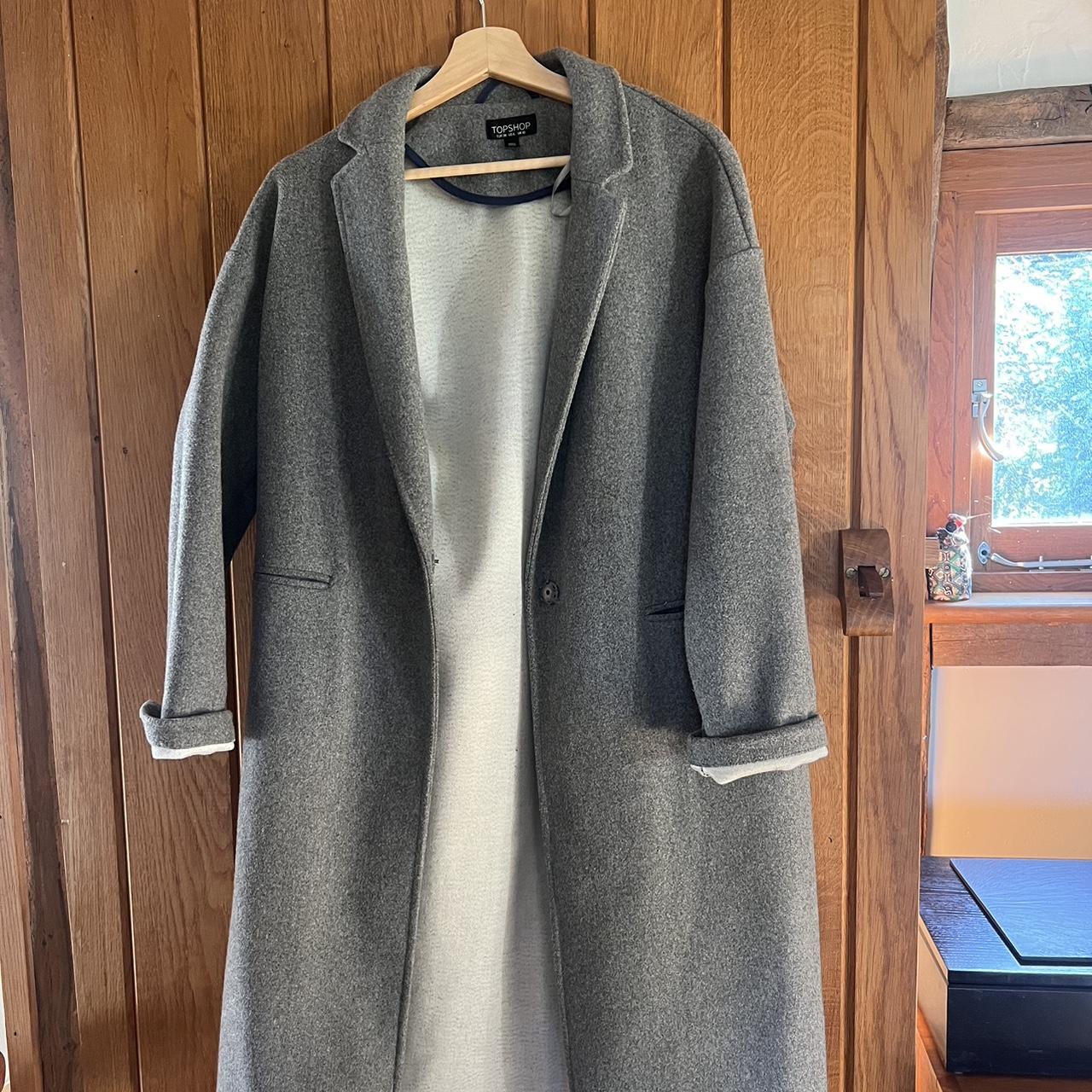 Topshop on sale grey coat