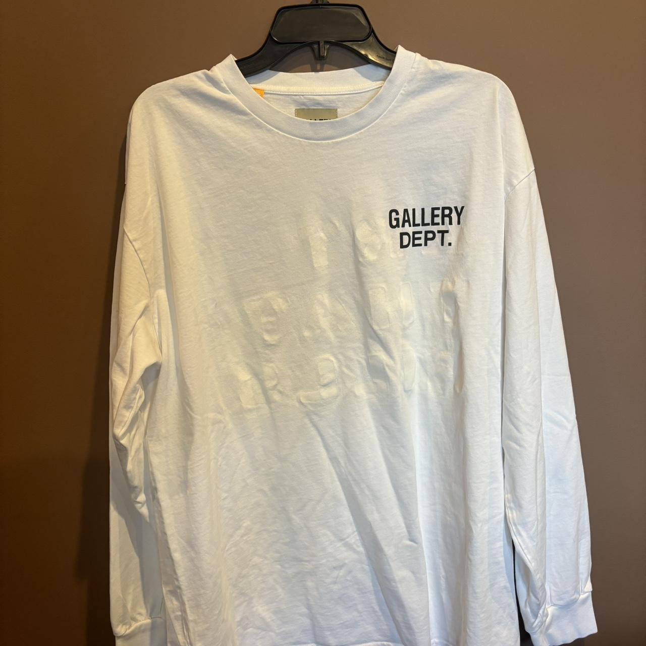 GALLERY DEPT. ART THAT KILLS 長袖 Tシャツ Gallery Dept. “ART THAT KILLS” white long sleeve tee | Depop