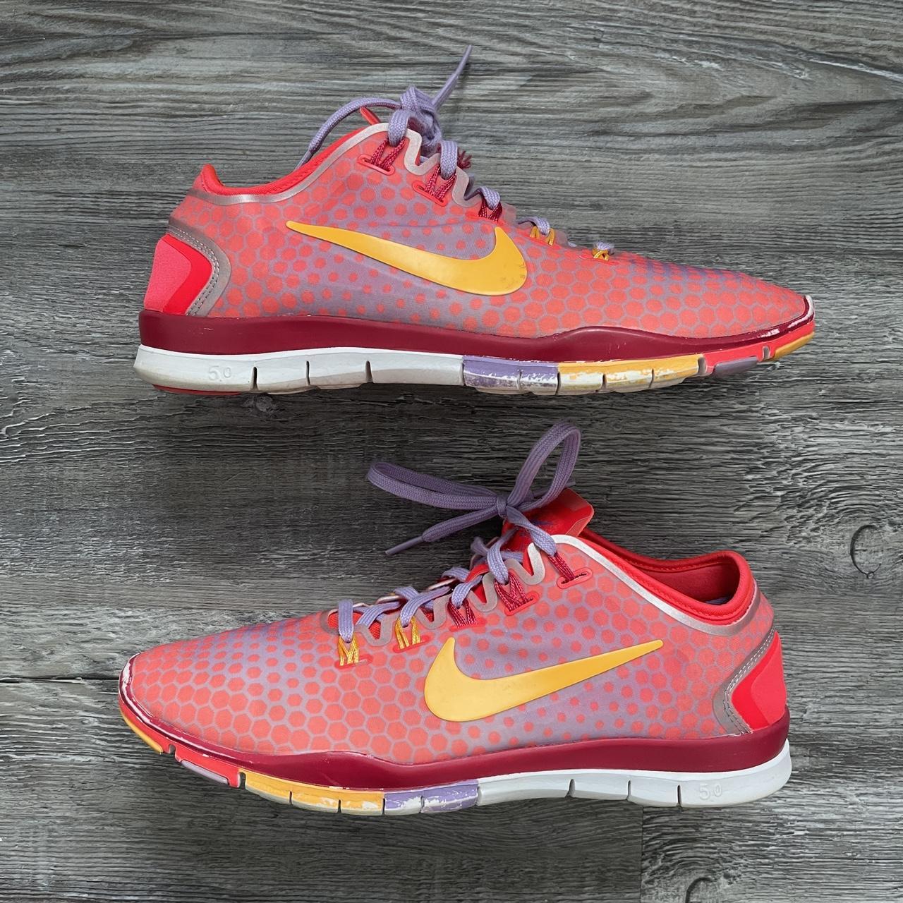 nike running shoes pink and yellow