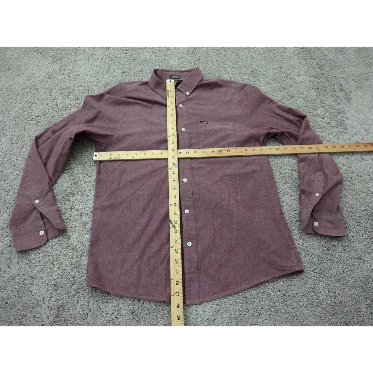 Volcom Men's Shirt - Red - L – Volcom Button Up S… - image 4