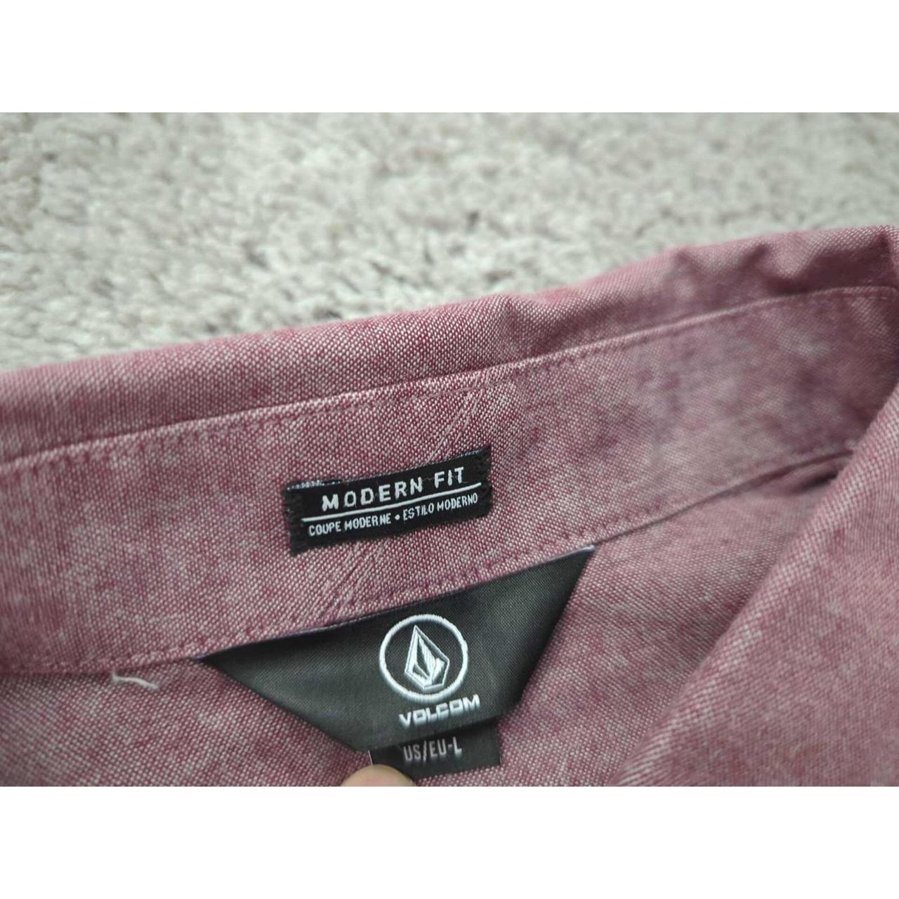 Volcom Men's Shirt - Red - L – Volcom Button Up S… - image 2