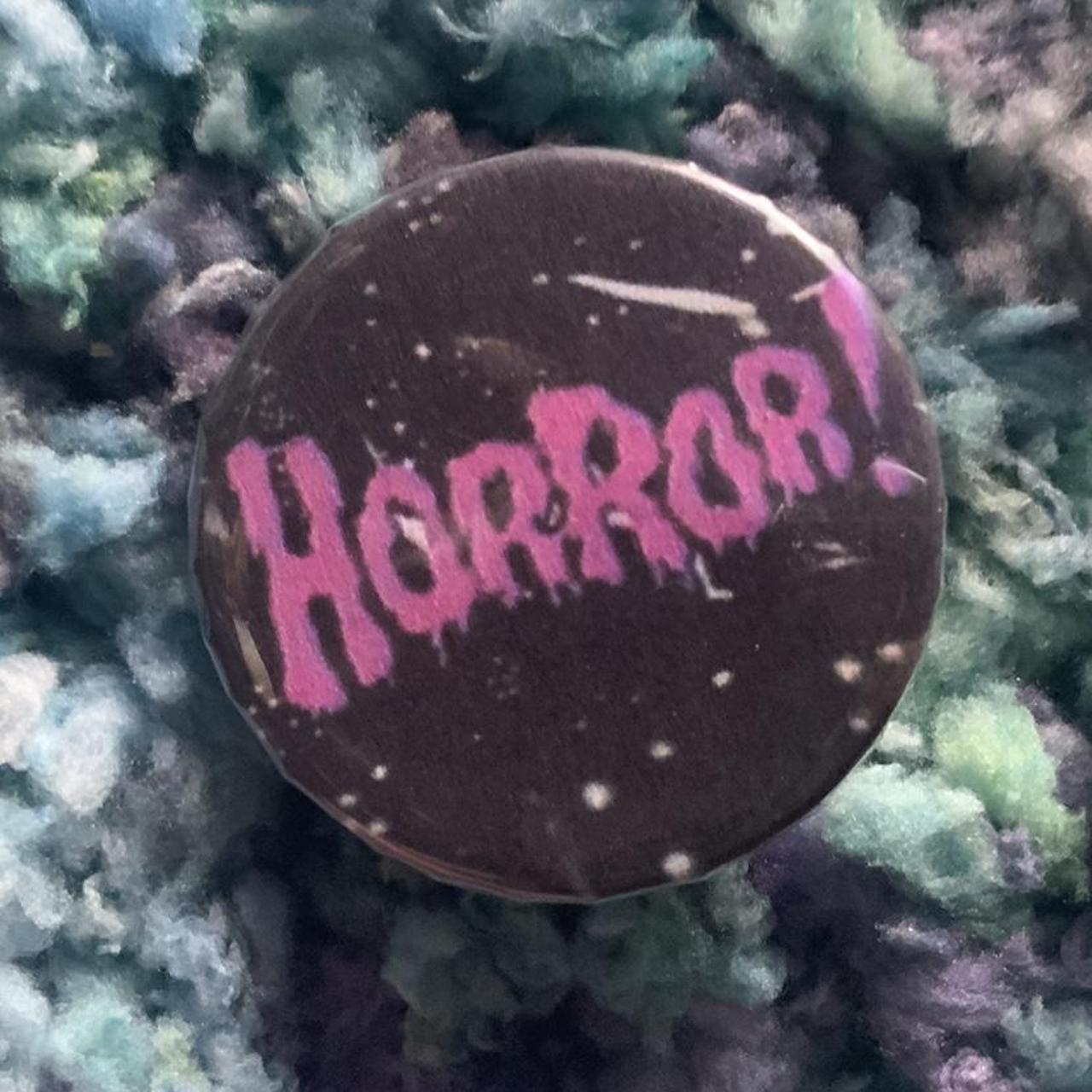 ☠️🖤Horror Button Badge 🖤☠️ These badges are handmade... - Depop