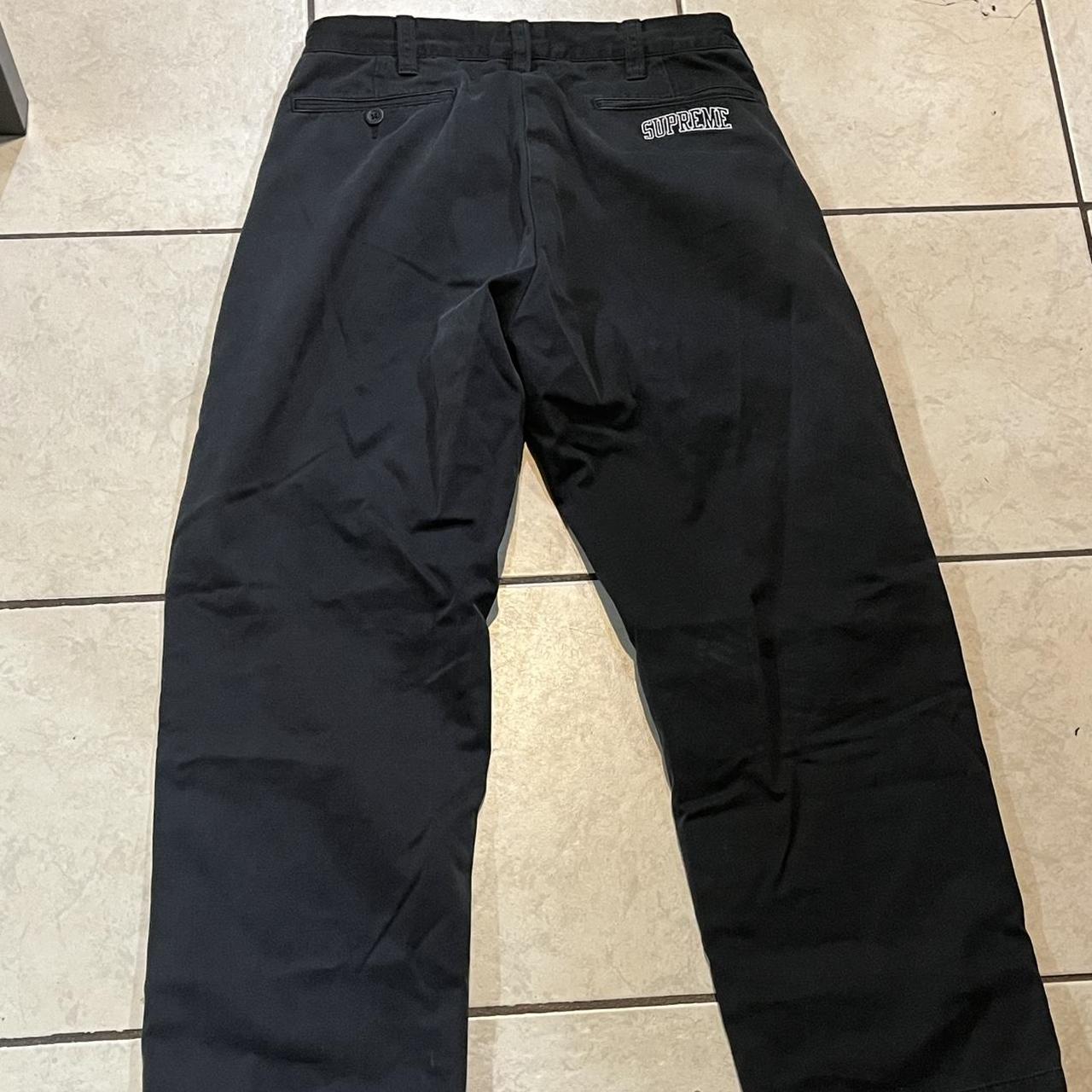 supreme work pant black ほぼ新品　34 激安 Supreme work pants - Depop