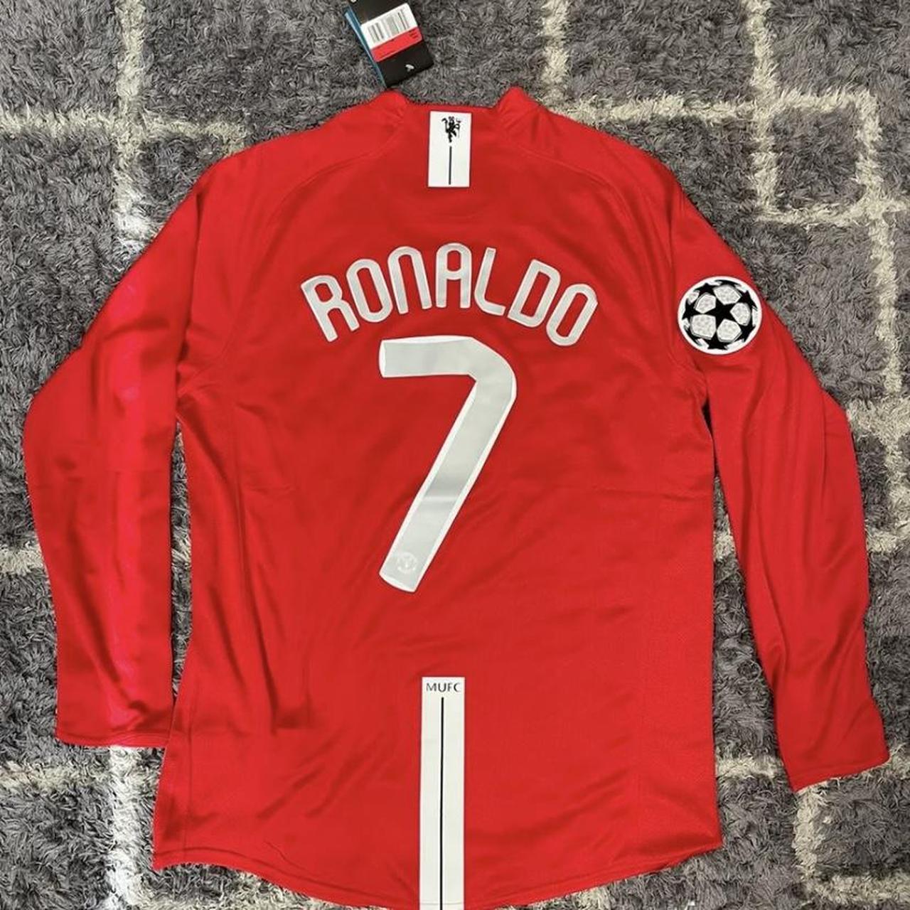 Retro Ronaldo 2008 UCL Final Manchester United Nike... - Depop