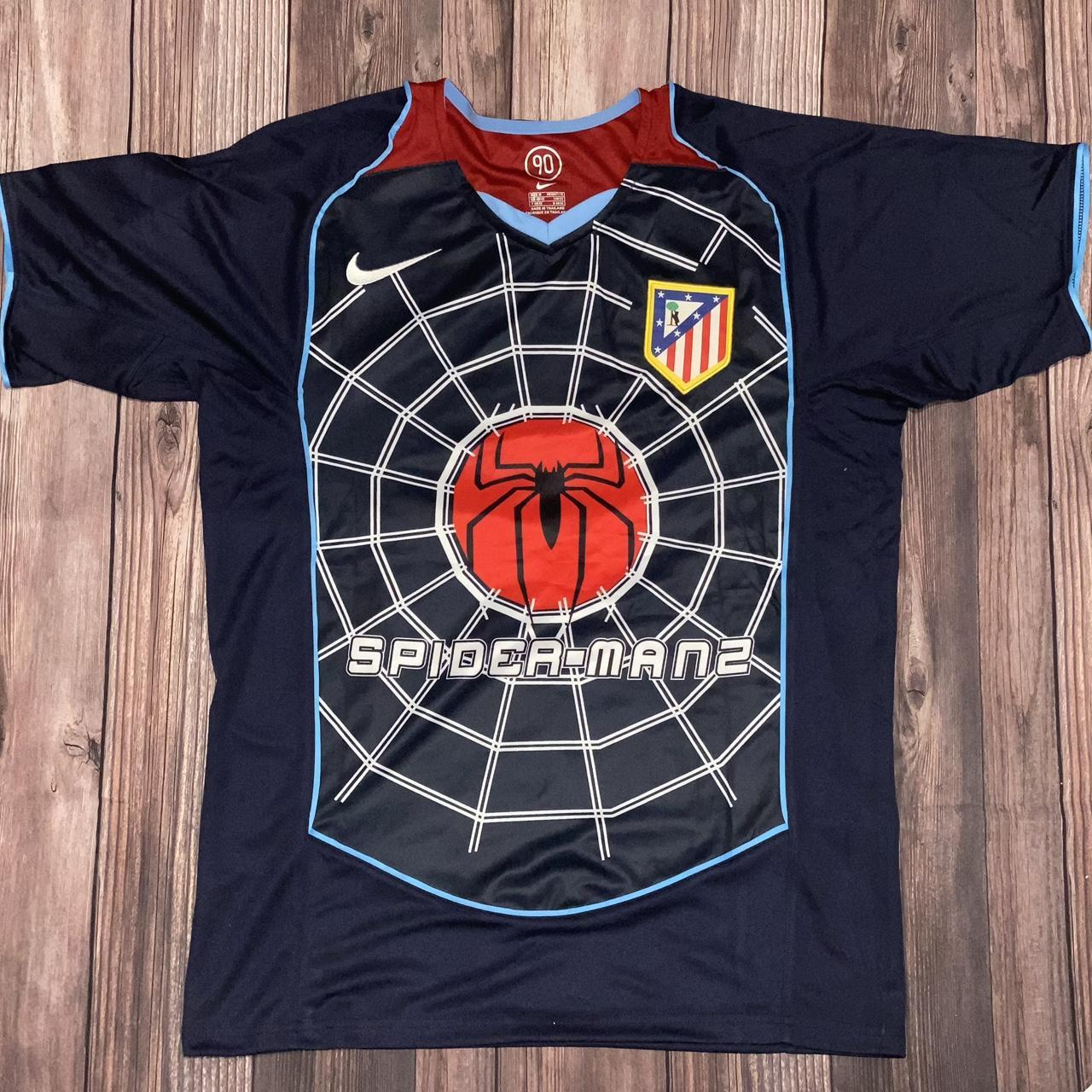 ATLÉTICO MADRID SPIDERMAN 2 AWAY JERSEY Size small... Depop