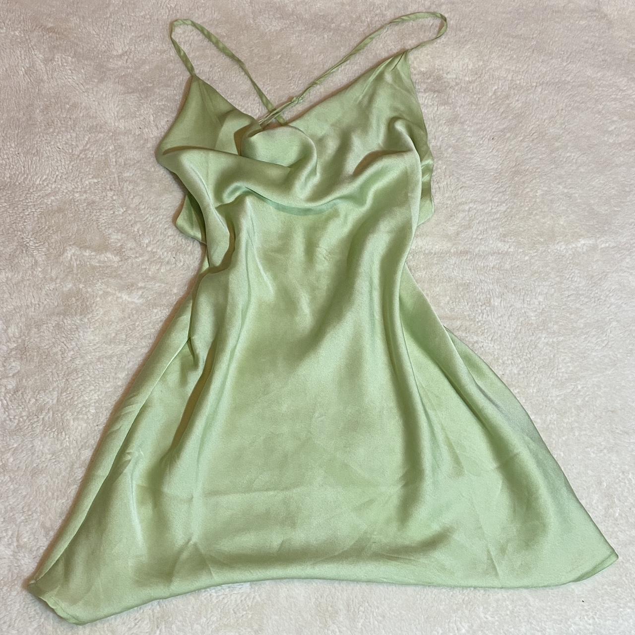 urban outfitters silk low back dress tinkerbell... - Depop