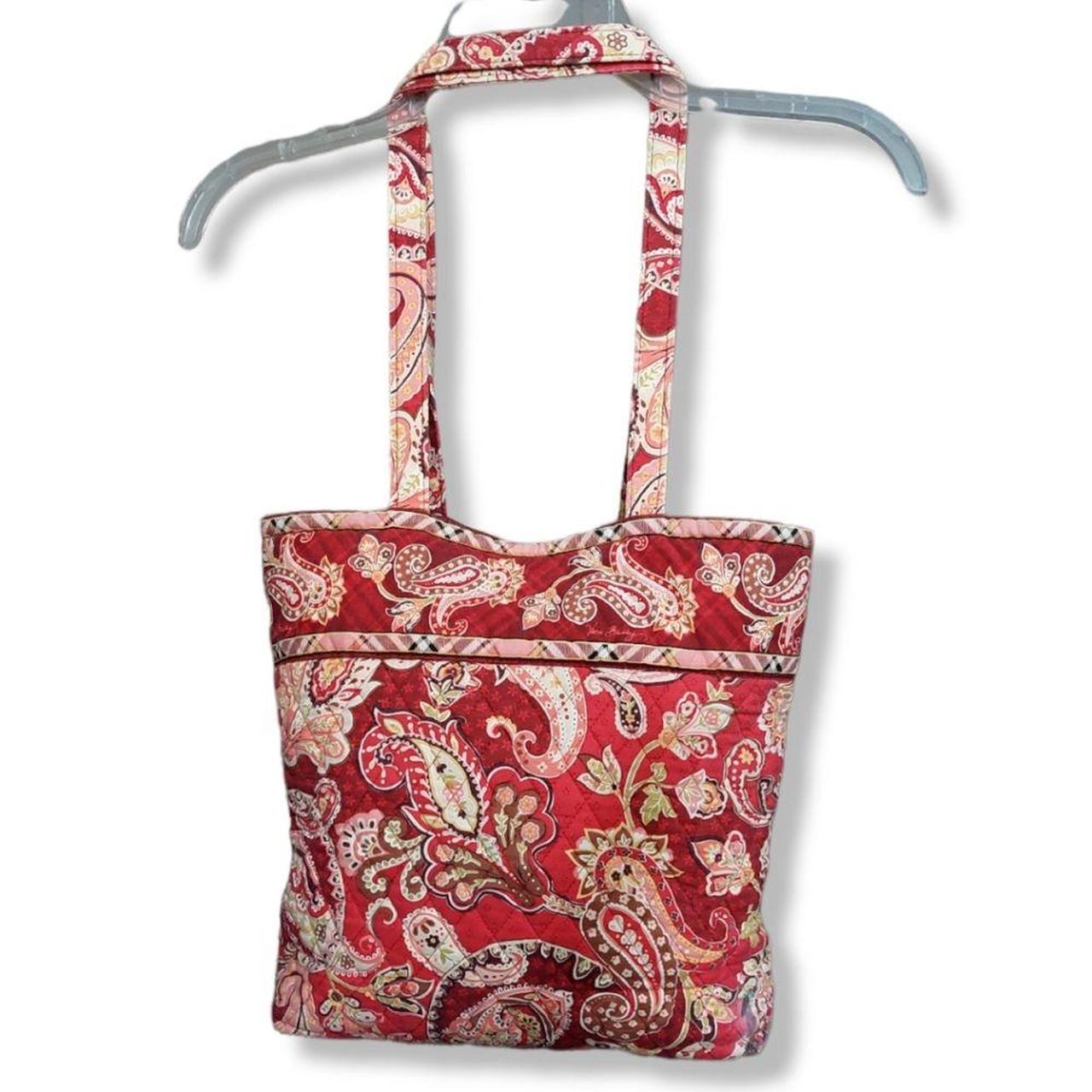 Vera Bradley Paisley Print Shoulder Tote Bag Purse,... - Depop