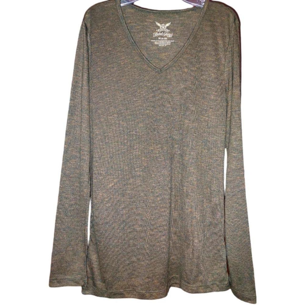 Faded Glory Women S Long Sleeve Tunic Top Medium Depop