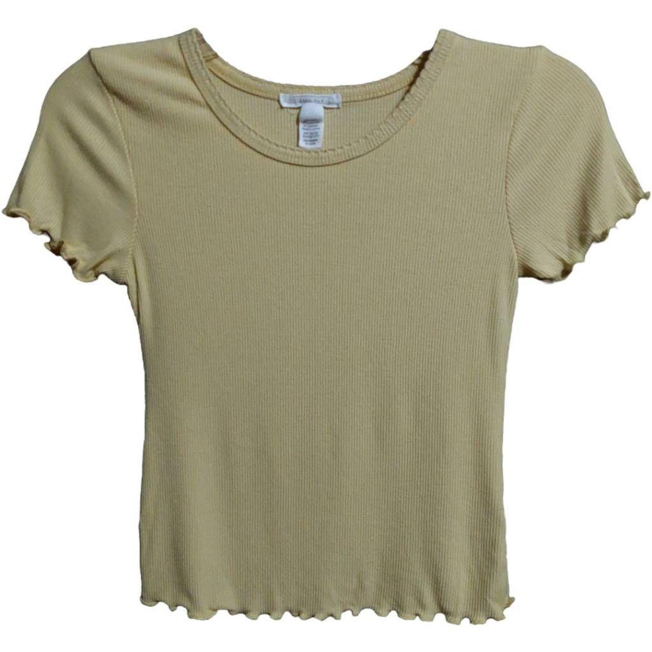 Women's Yellow Tshirt Depop