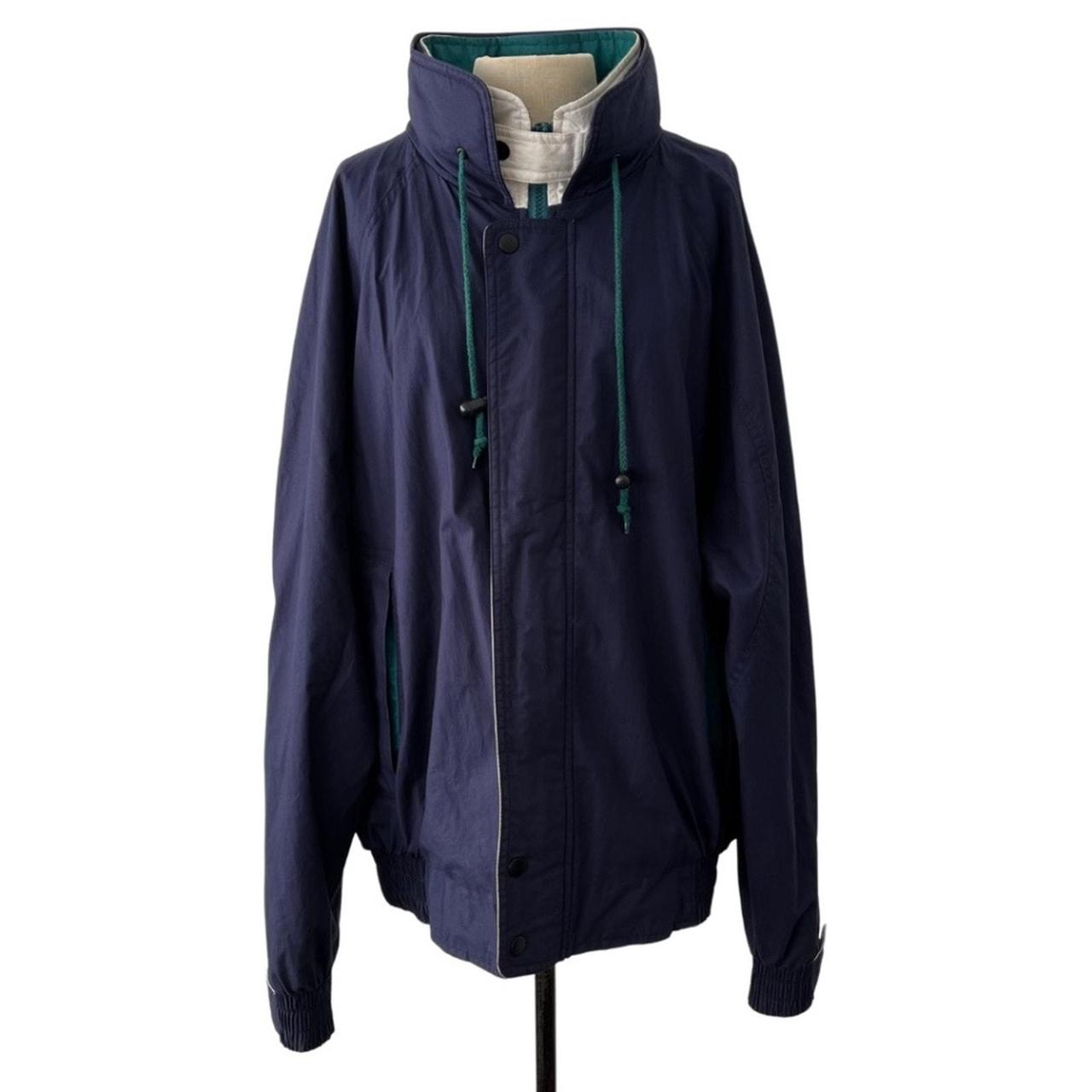 Abercrombie & Fitch Blue Men's Raincoat Size good L