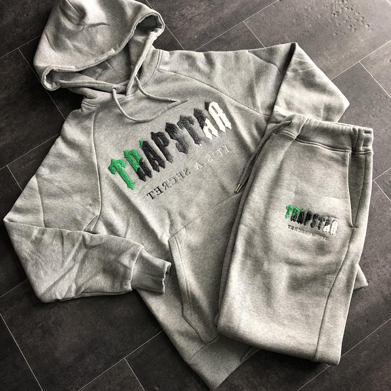 Green on sale trapstar hoodie