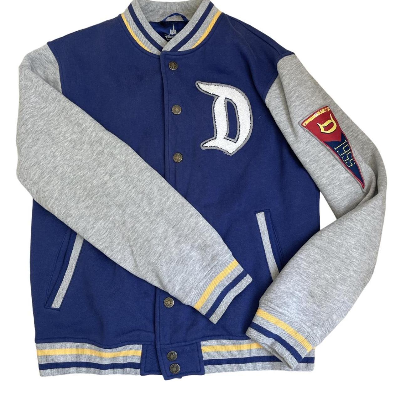 Disney Women's Blue and Grey Jacket Depop