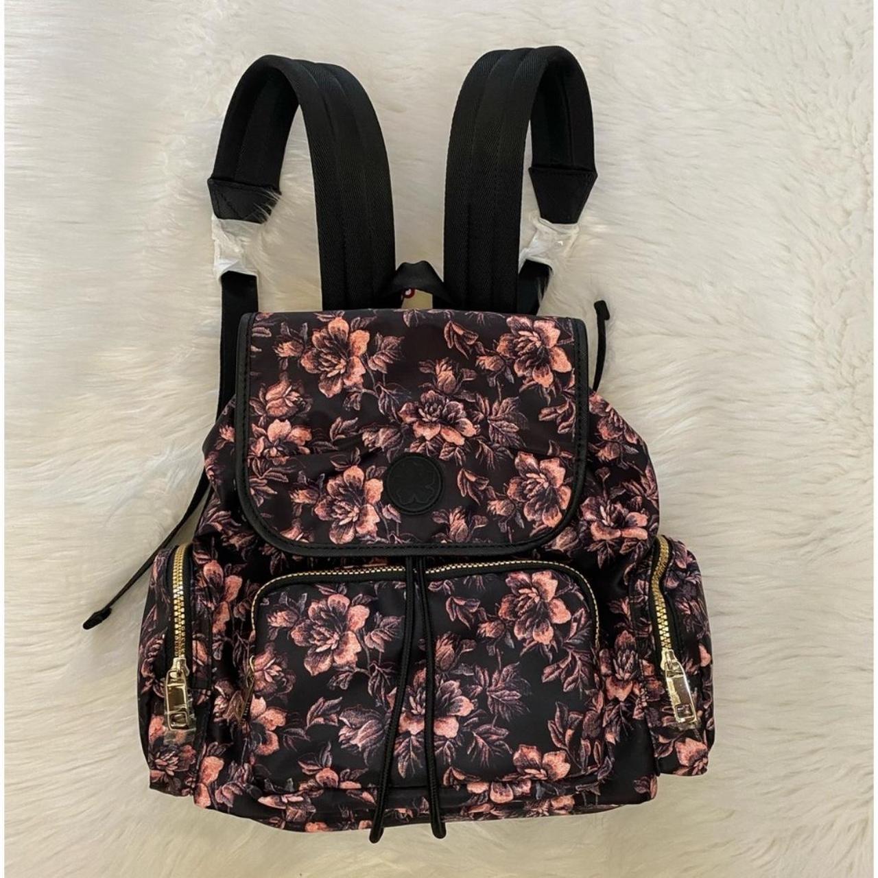 NEW wTag TED BAKER London Black Floral Backpack