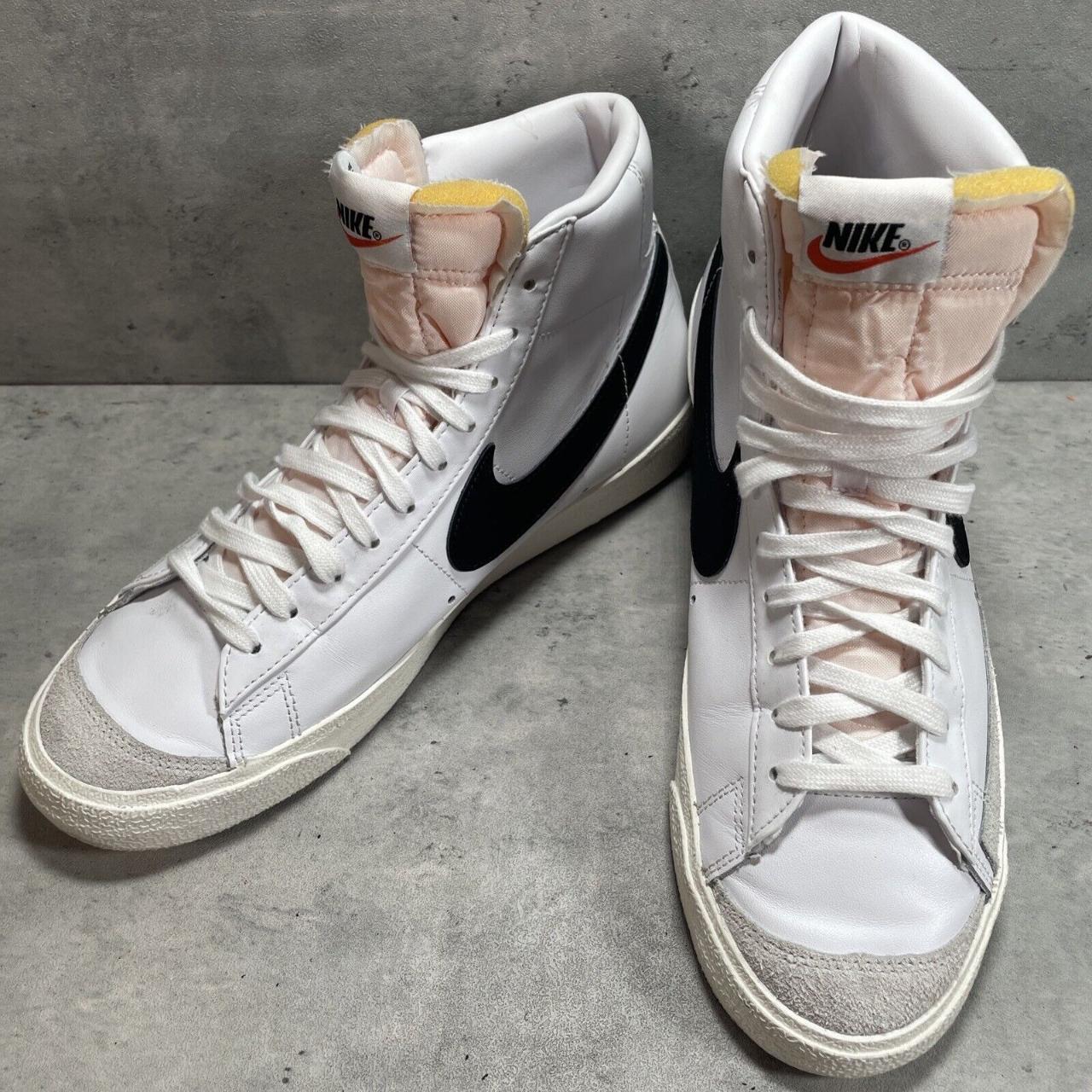 Nike Blazer Mid 77 Vintage VNTG White Black Sail Depop