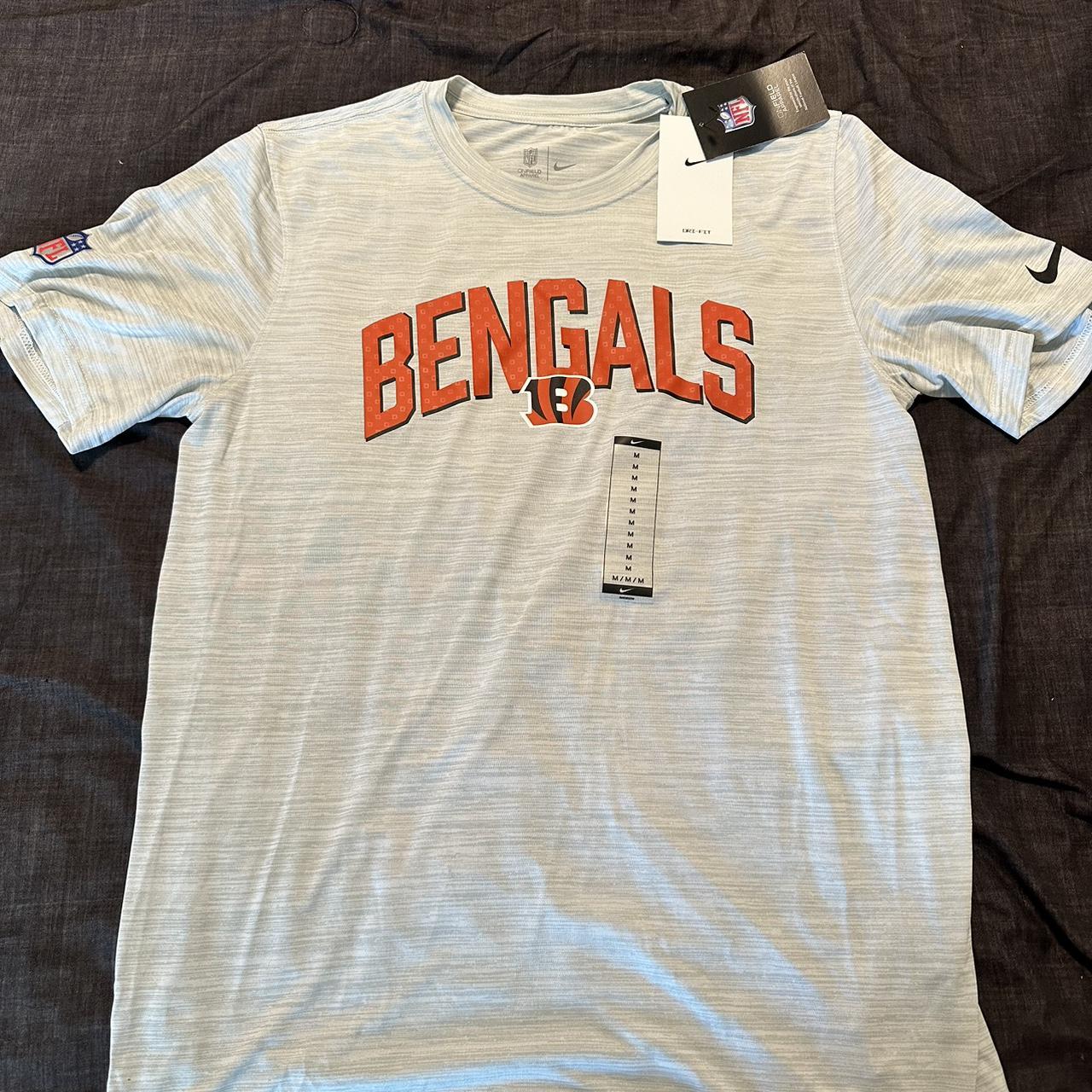 Men's bengals dri-fit nike polo shirt #bengals - Depop