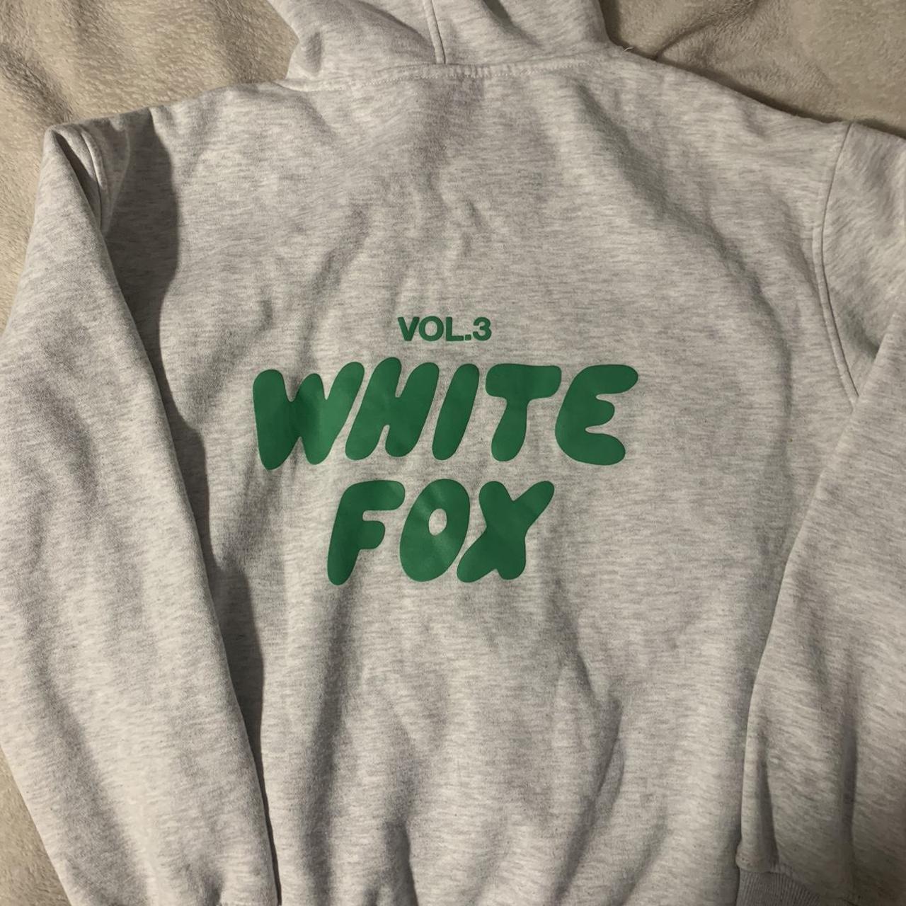 White Fox Hoodie Msg Before Purchasing Or If You Depop   P0 