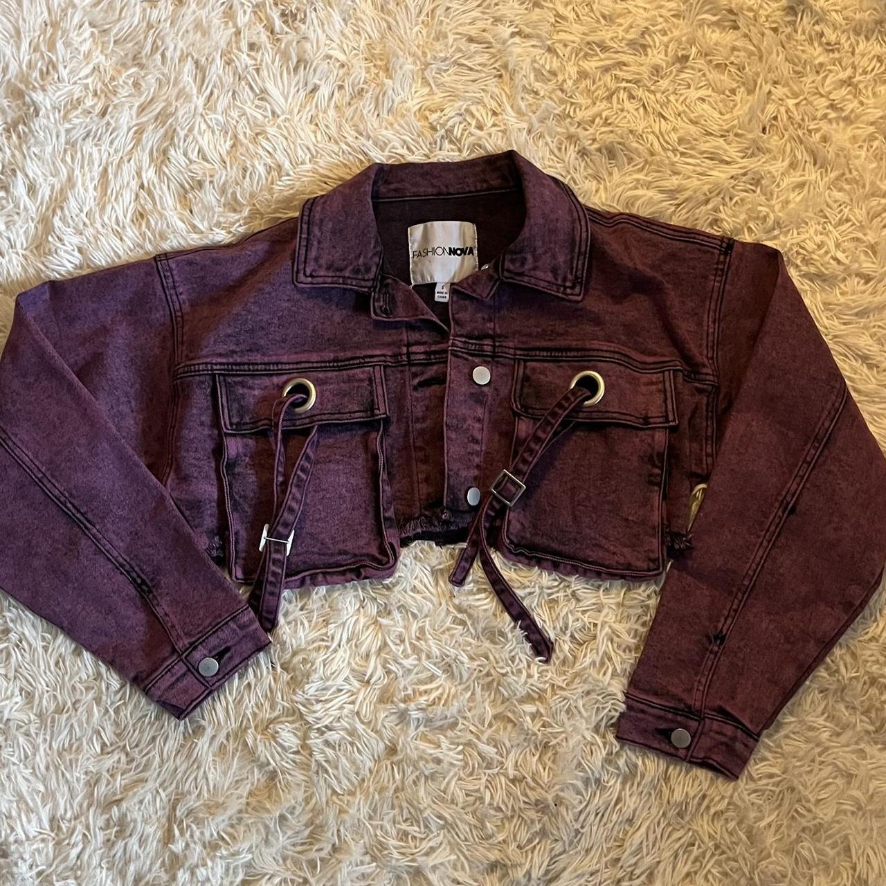 Half denim half hot sale flannel jacket