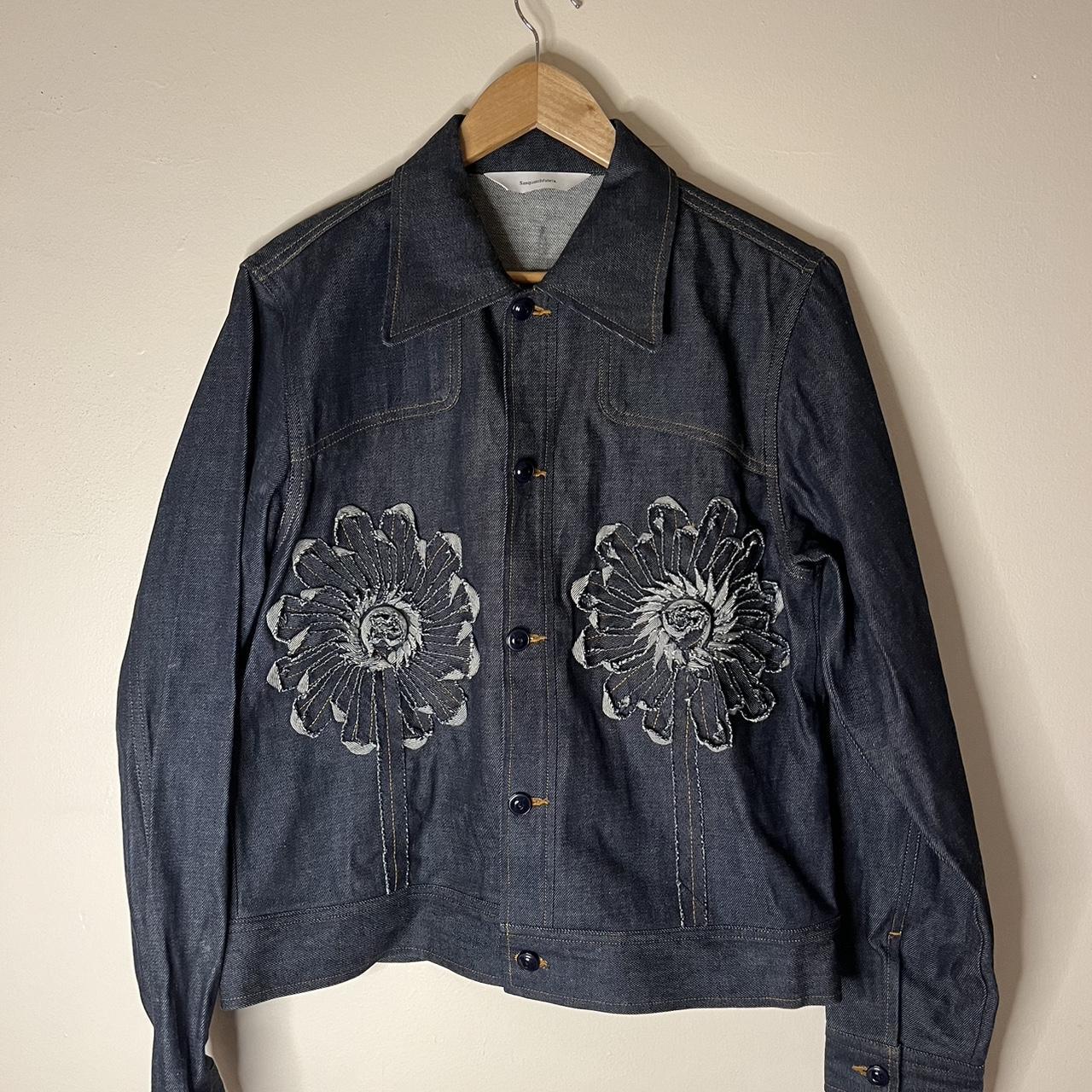 ジャケット・アウター Sasquatchfabrix. \"FLOWER DENIM JACKET\" Sasquatchfabrix. - フラワー デニム ジャケット | HBX - ハイプ
