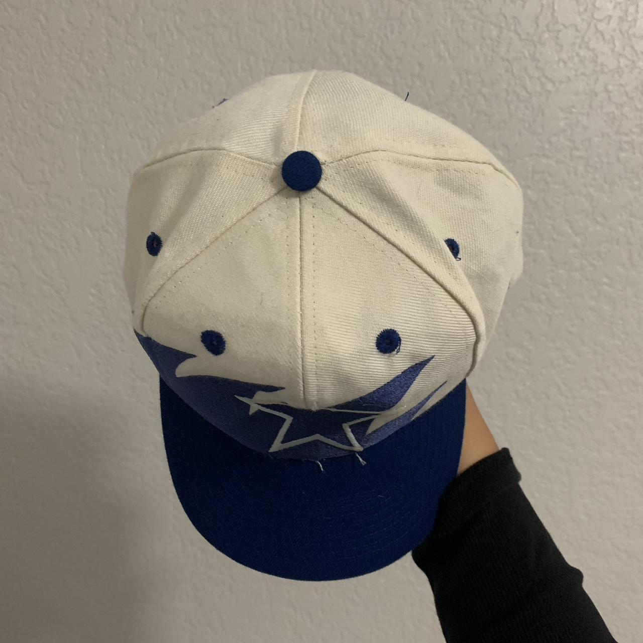 1990s dallas cowboys shark tooth hat good - Depop