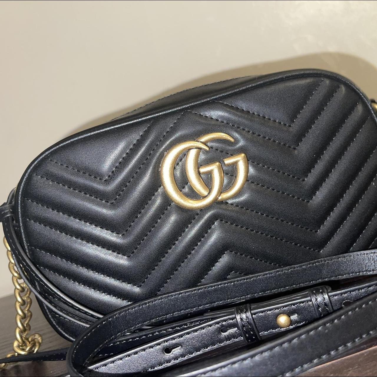 Gucci Boston Leather Handbag AND matching wallet - Depop