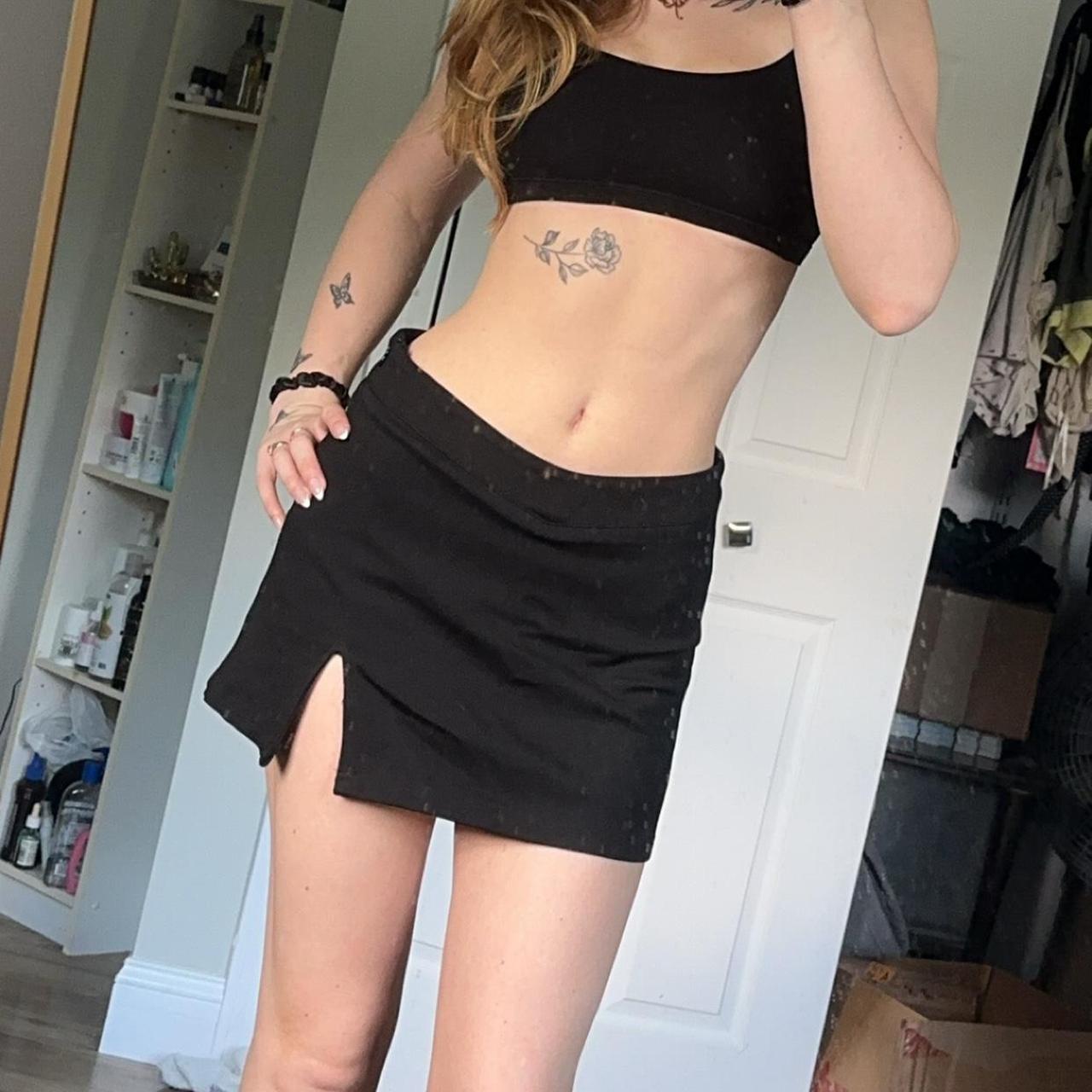 Tiger mist mini skort with cut out Small