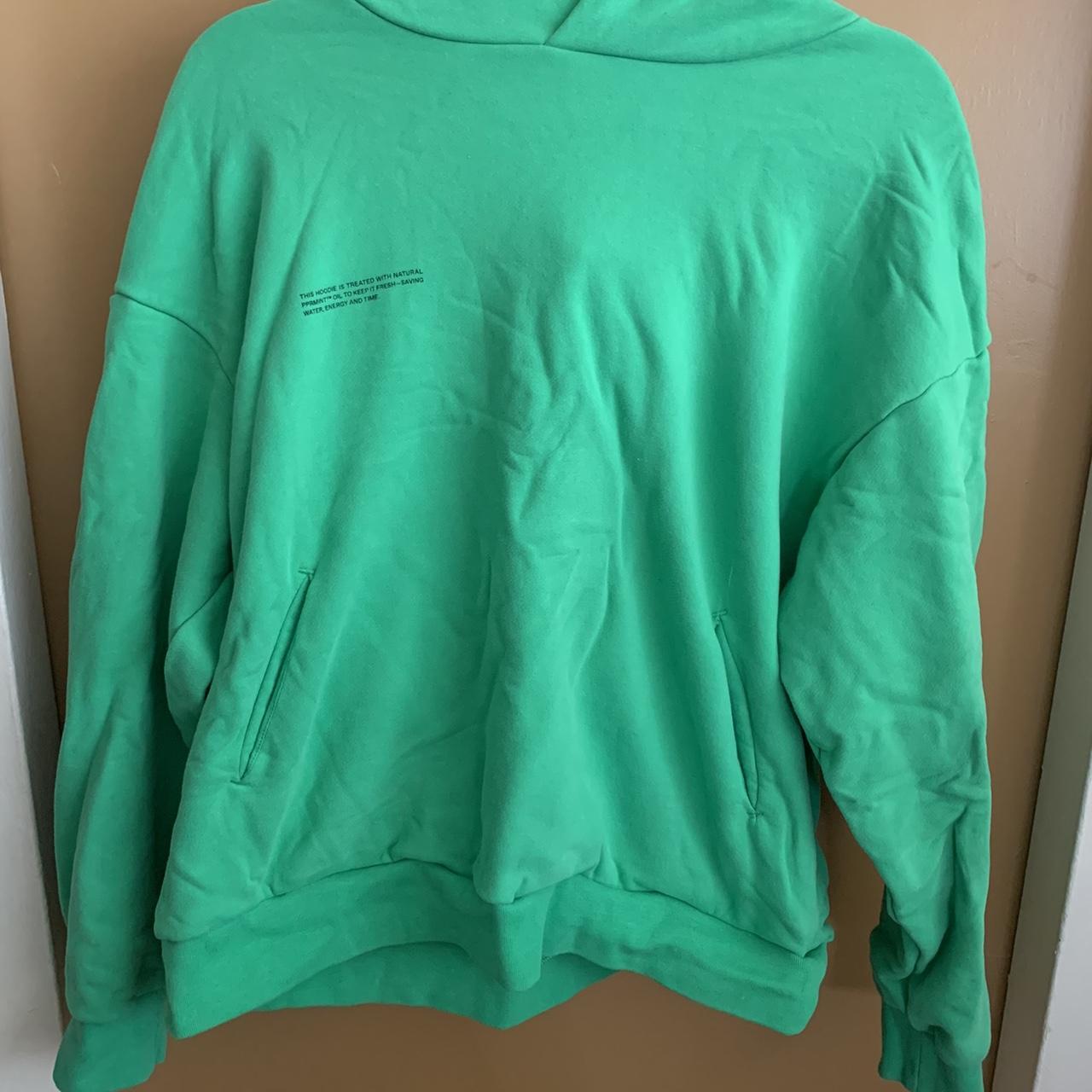 Pangaia Women's Green Hoodie | Depop