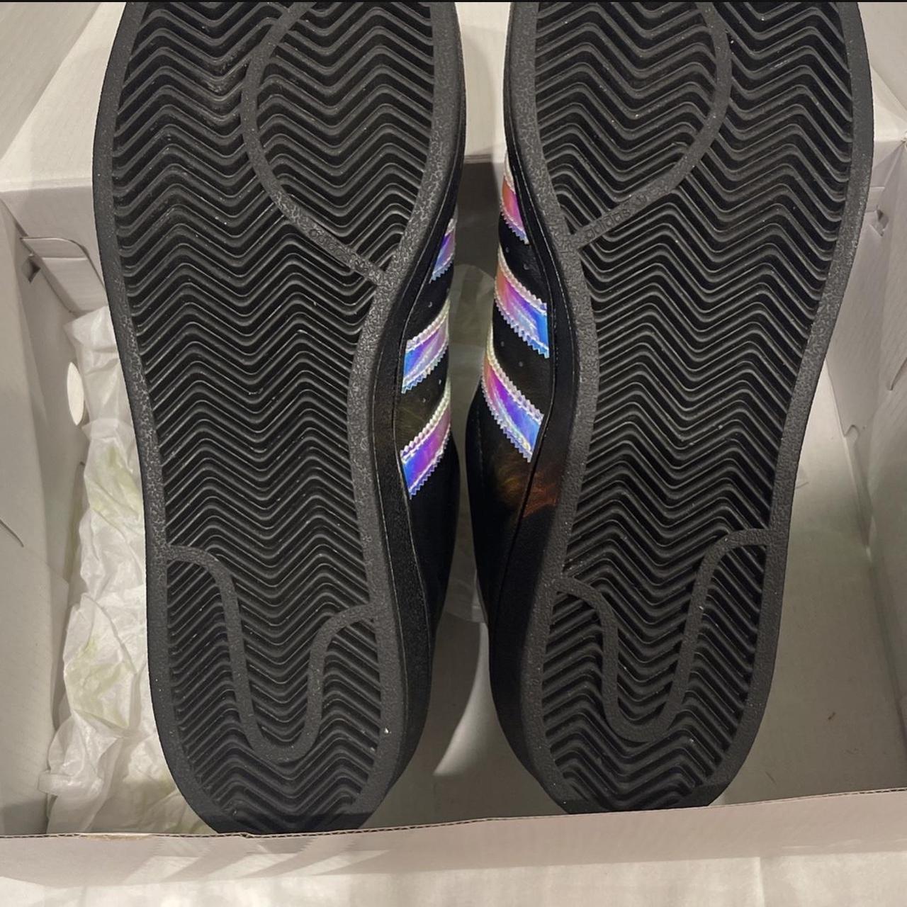 adidas superstar iridescent stripes