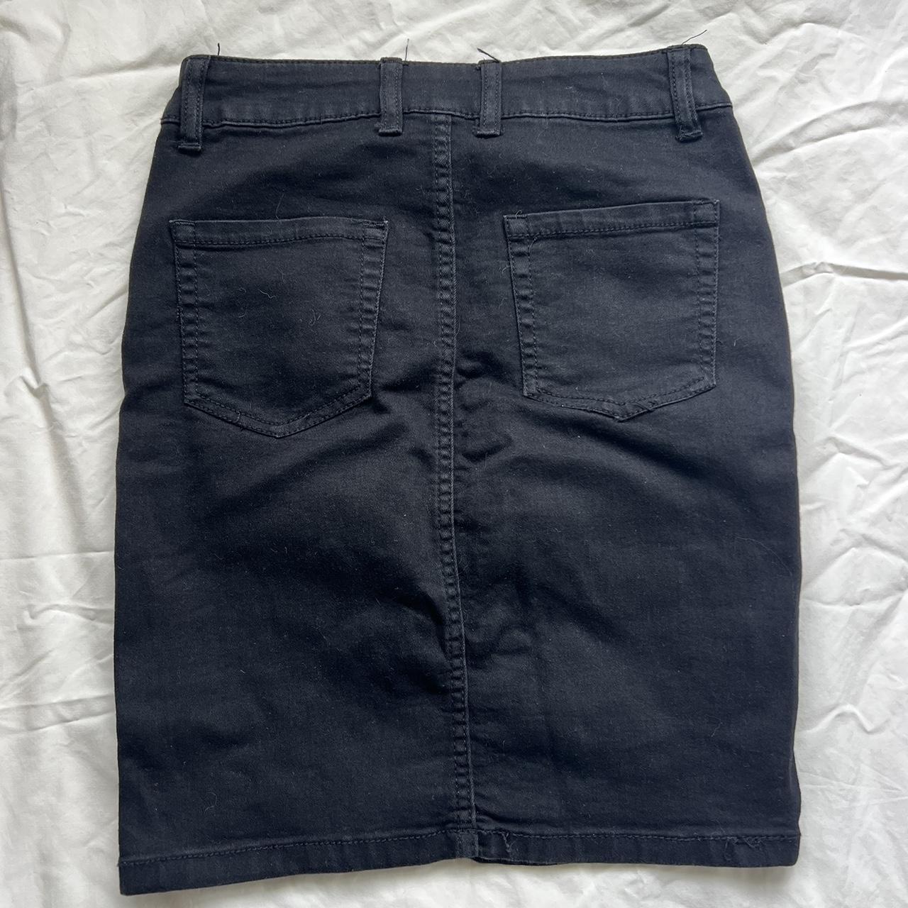 Black denim skirt jay jays best sale