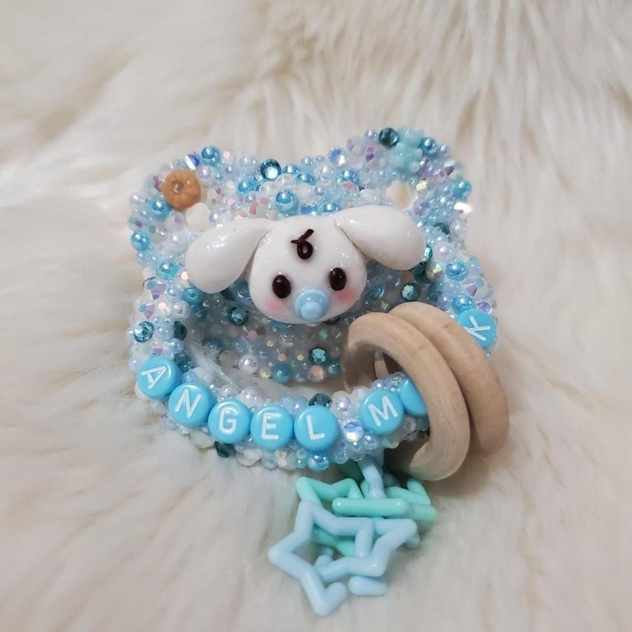 ON HOLD DONT BUY Baby milk angel Adult Pacifier... | Depop