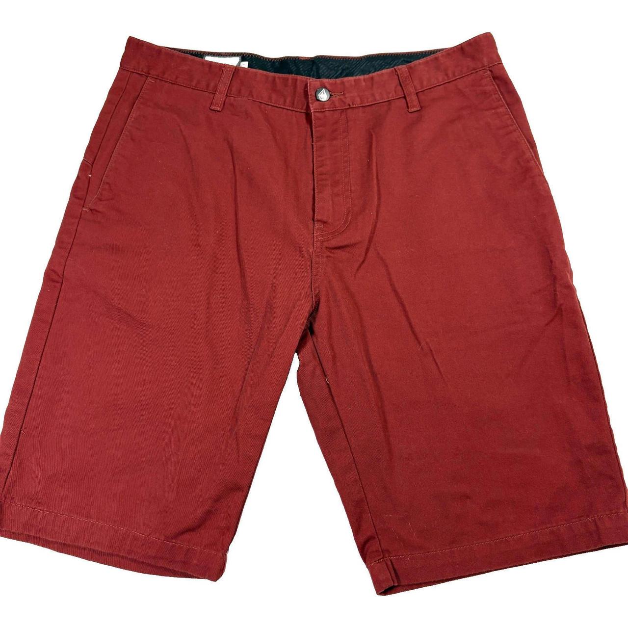 Volcom Men's Shorts - Red - 33" – Volcom Shorts M… - image 1