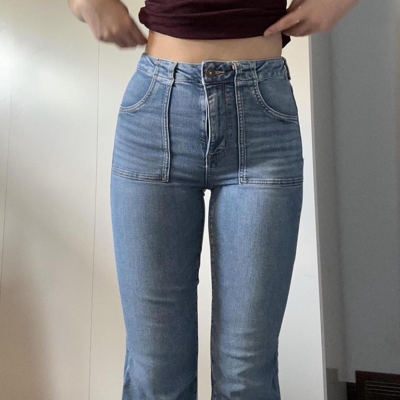 American Eagle Ne(x)t Level Stretch Flare jeans.... - Depop