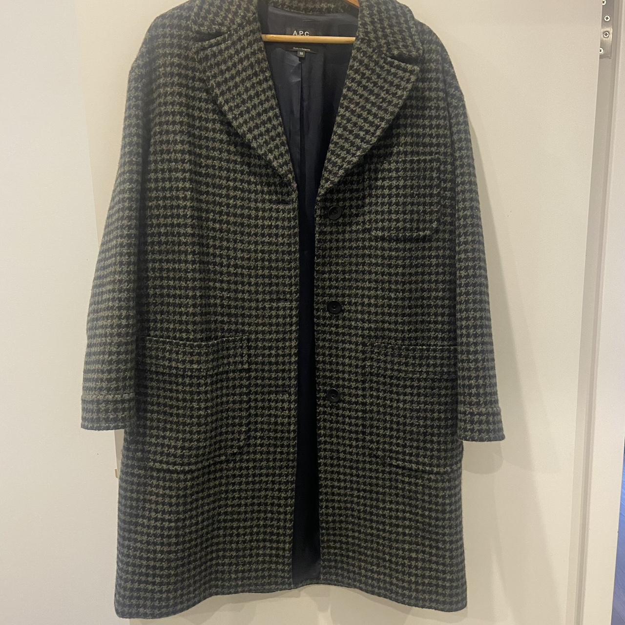 APC OVERSIZED COAT (size 38) - this coat is very... - Depop