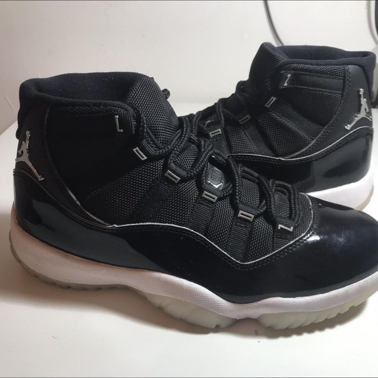 Jordan 11 Retro Black “Jubilee” Size 6 UK Lightly worn - Depop