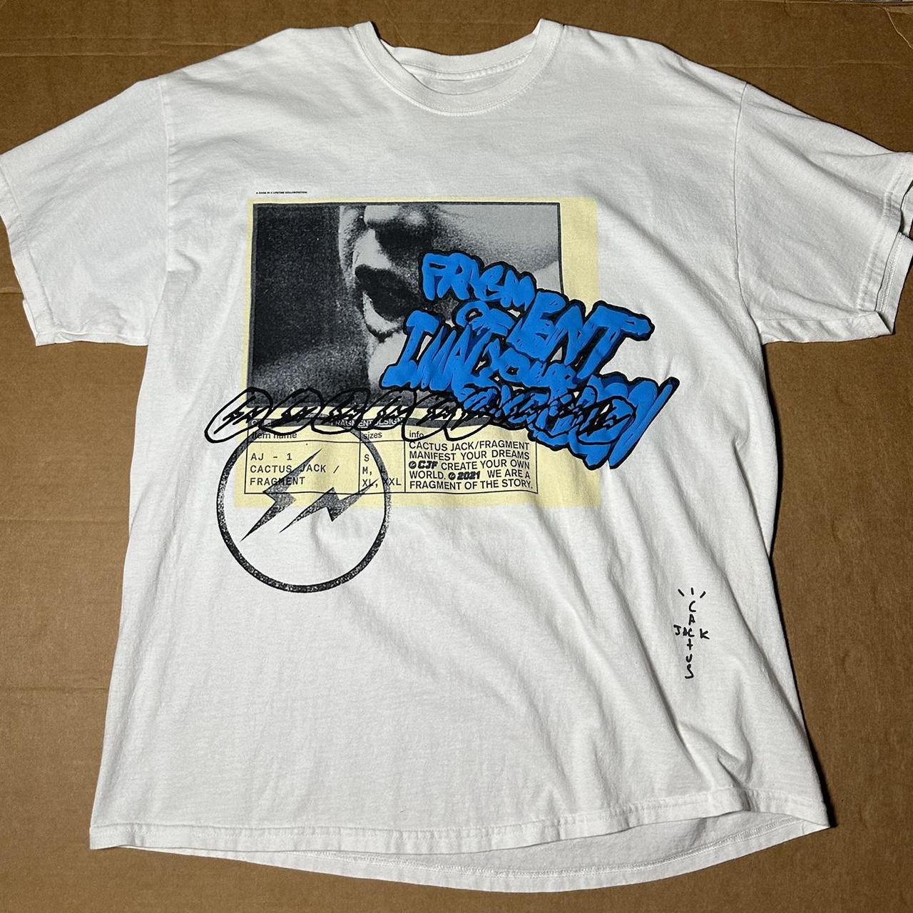 cactus jack for fragment manifest tee l