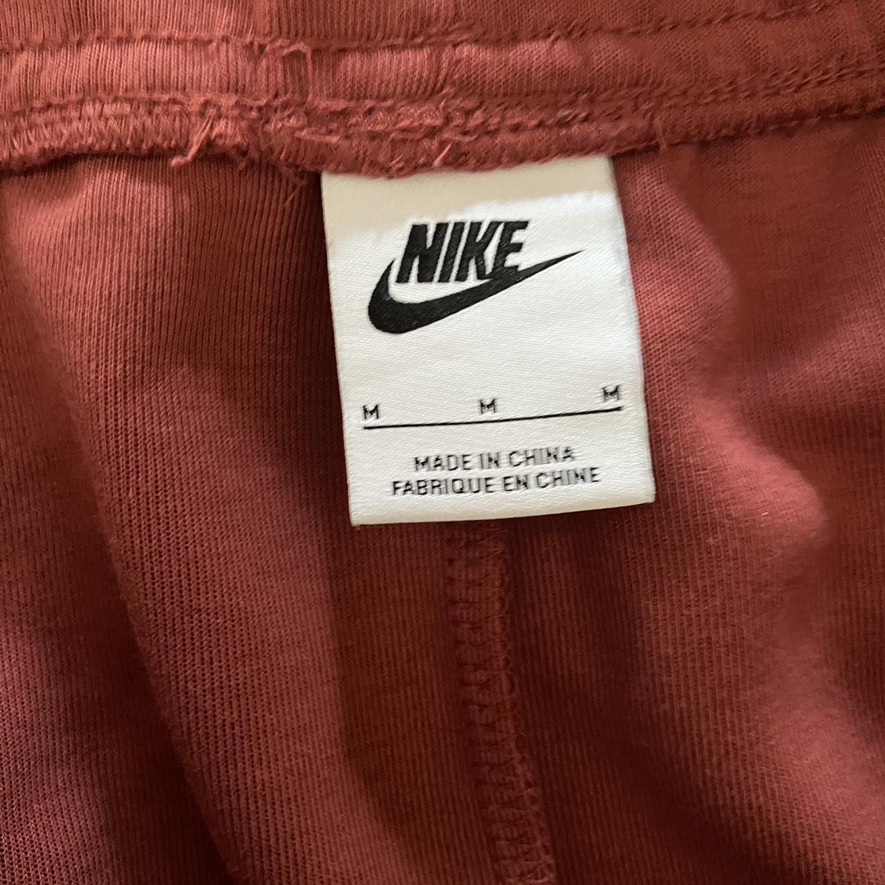 Nike tech fleece joggers navy/burgundy medium new... - Depop