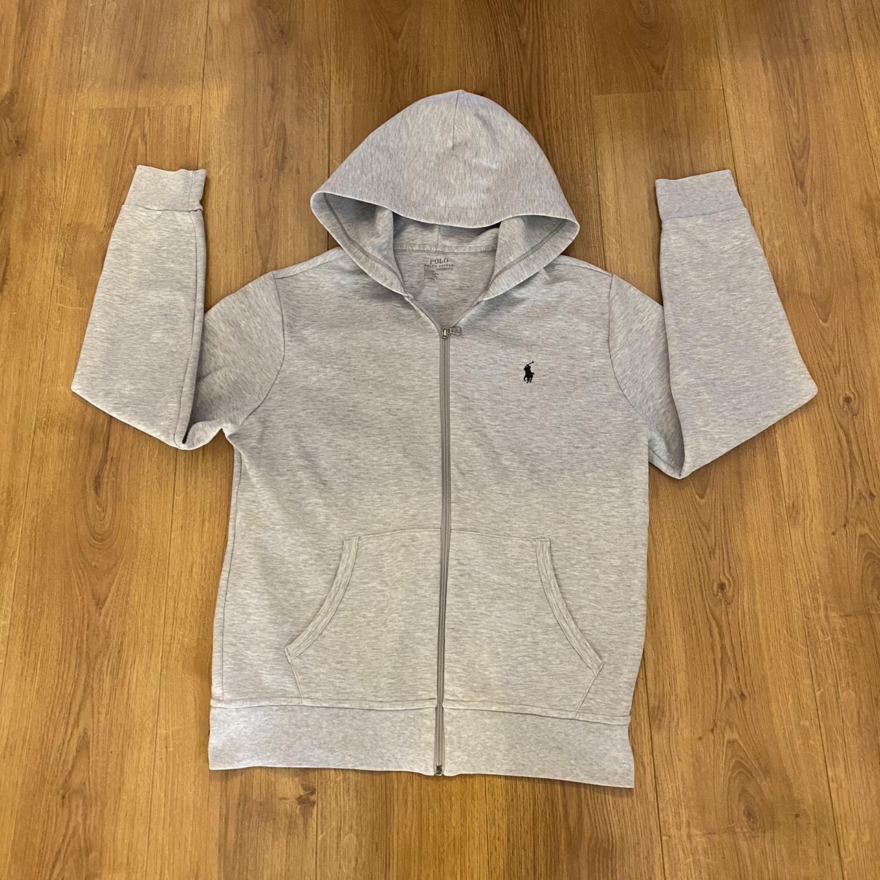 Polo Ralph Lauren Men's Grey Hoodie | Depop