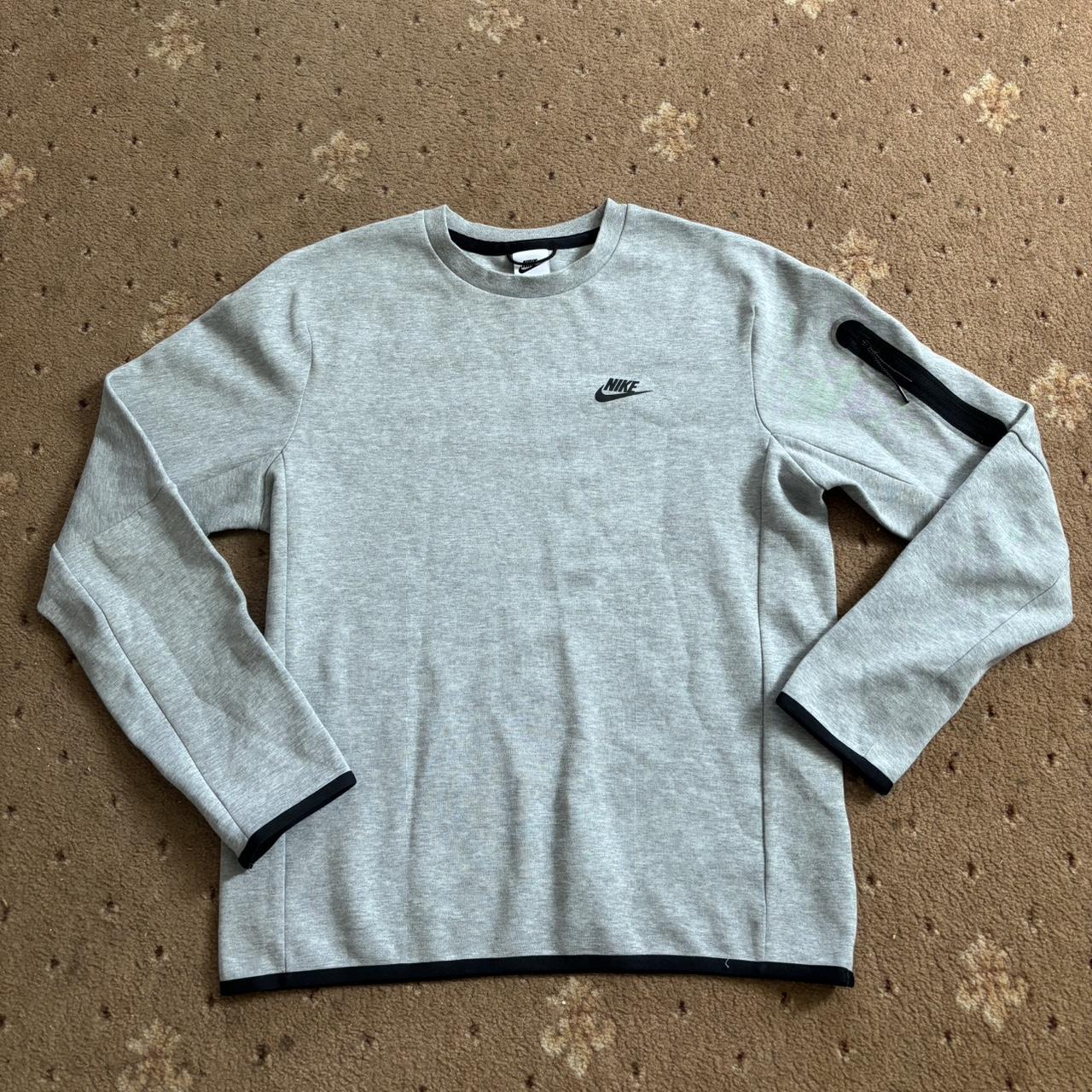 nike grey tech fleece sweatshirt