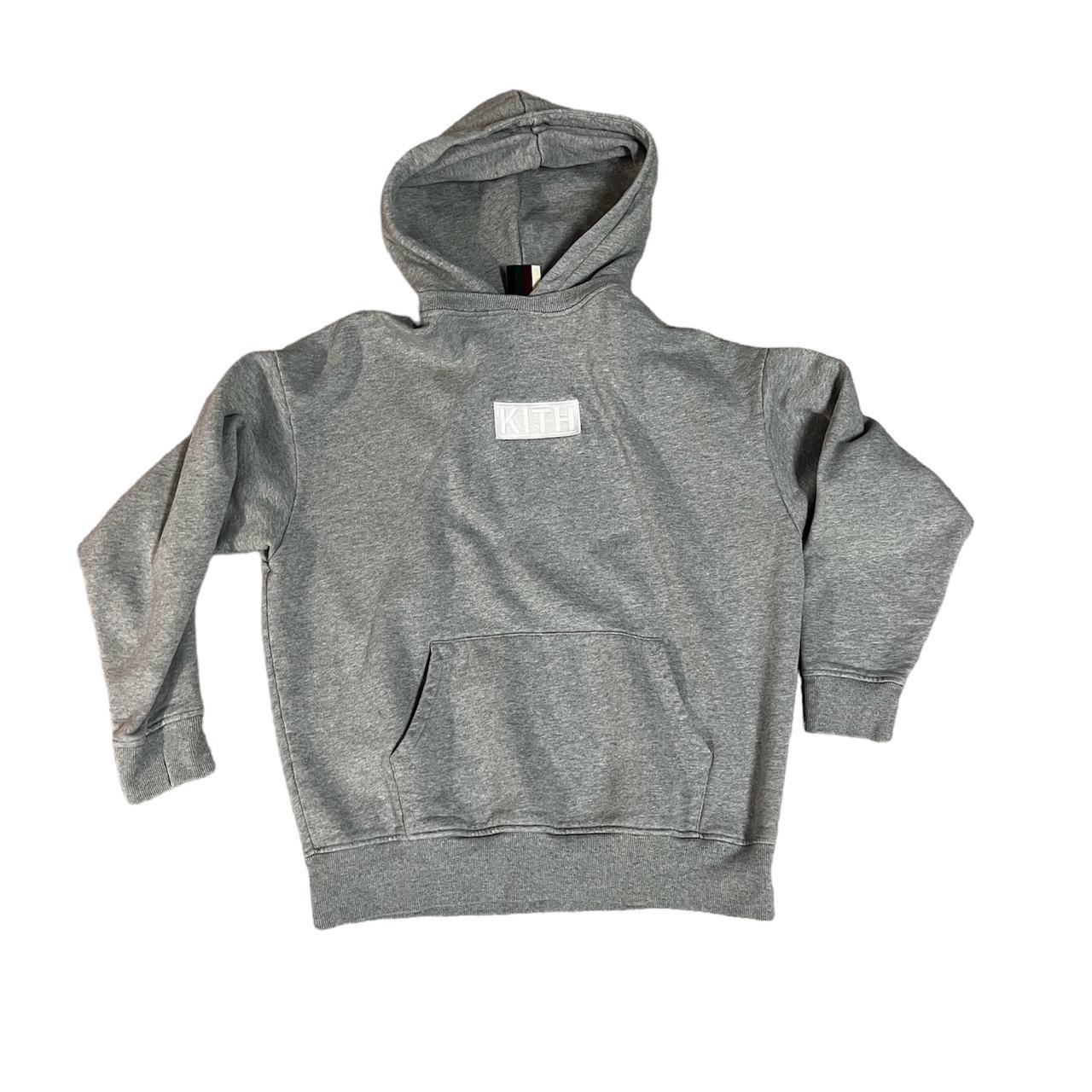 KITH Classic Box Logo Hoodie Mサイズ グレー KITH - Amazing condition box logo hoodie Barely | Depop