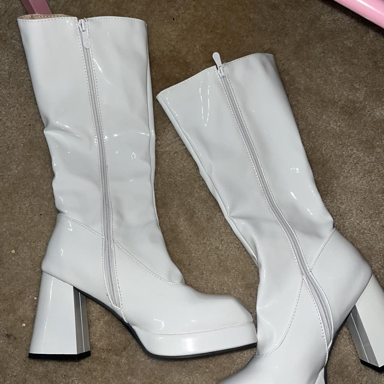 Womens White Boots Depop 6419