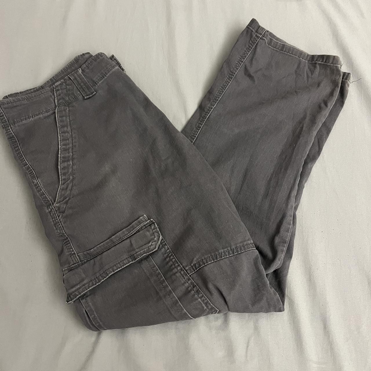 Wrangler Men's Grey and Silver Trousers