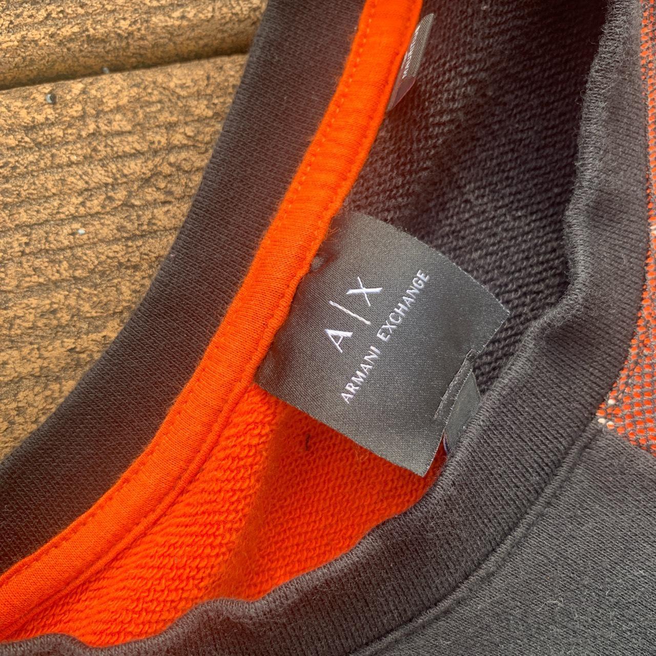 Armani Exchange black and orange mesh... - Depop