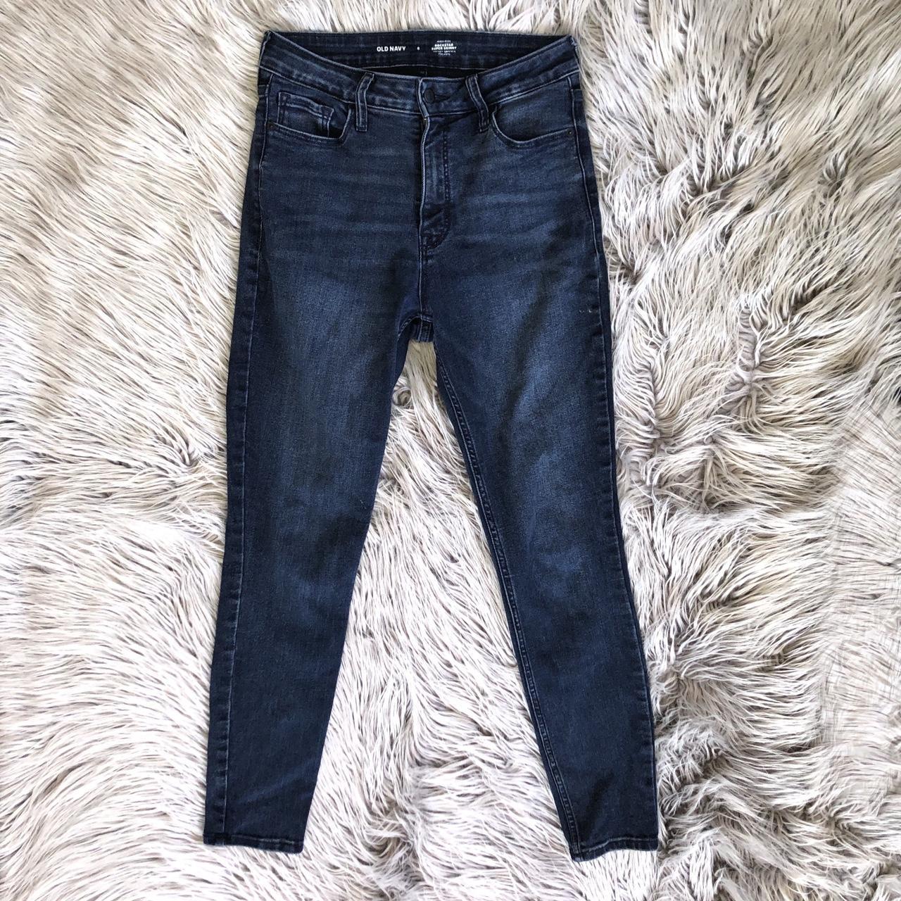 Old Navy Women's High waisted Jeans Navy/Blue – high rise