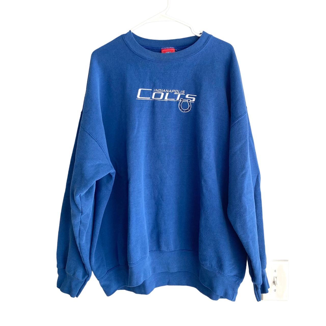 Vintage Indianapolis Colts Crewneck Sweatshirt - Depop