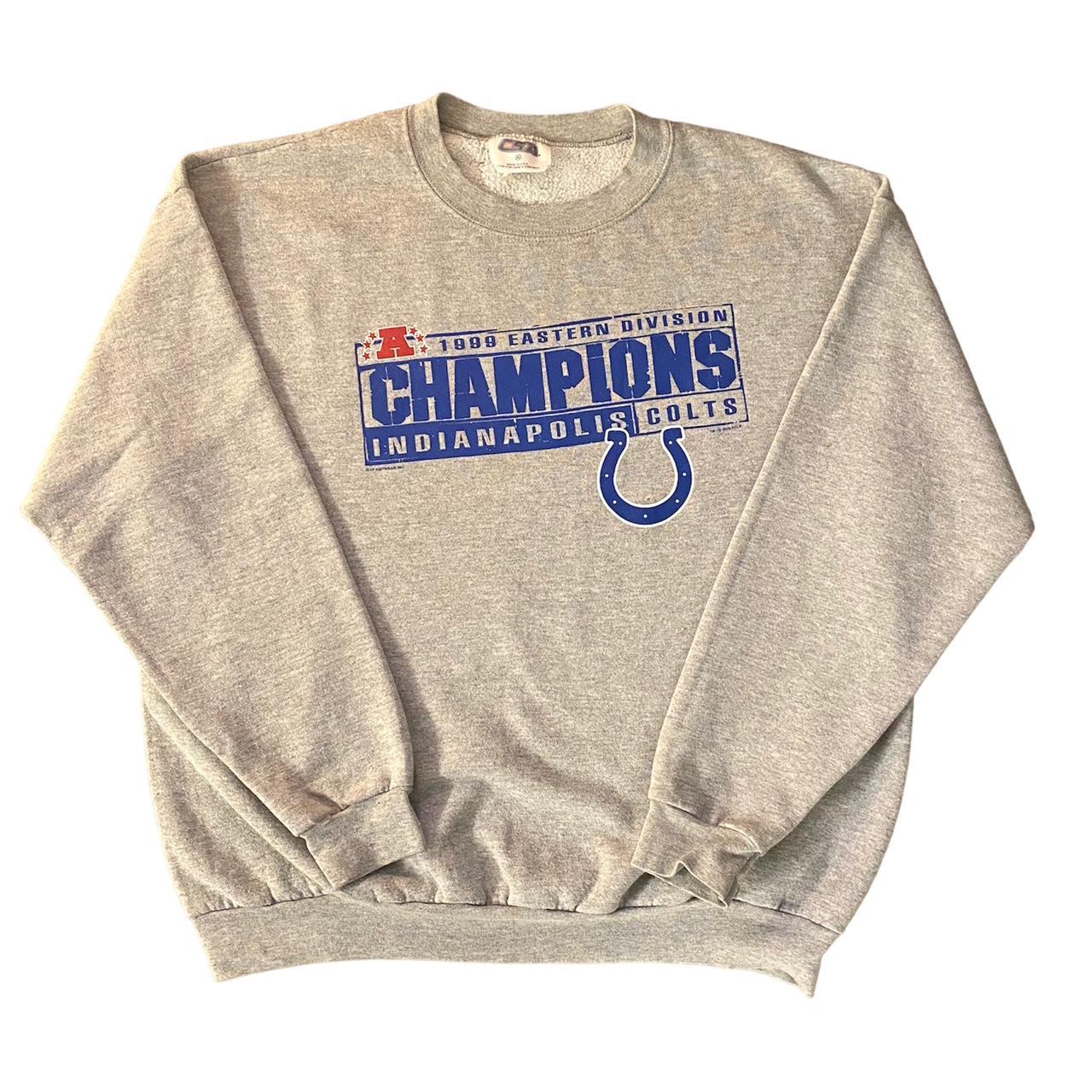 Vintage 90's Indianapolis Colts Crewneck Sweater - Depop