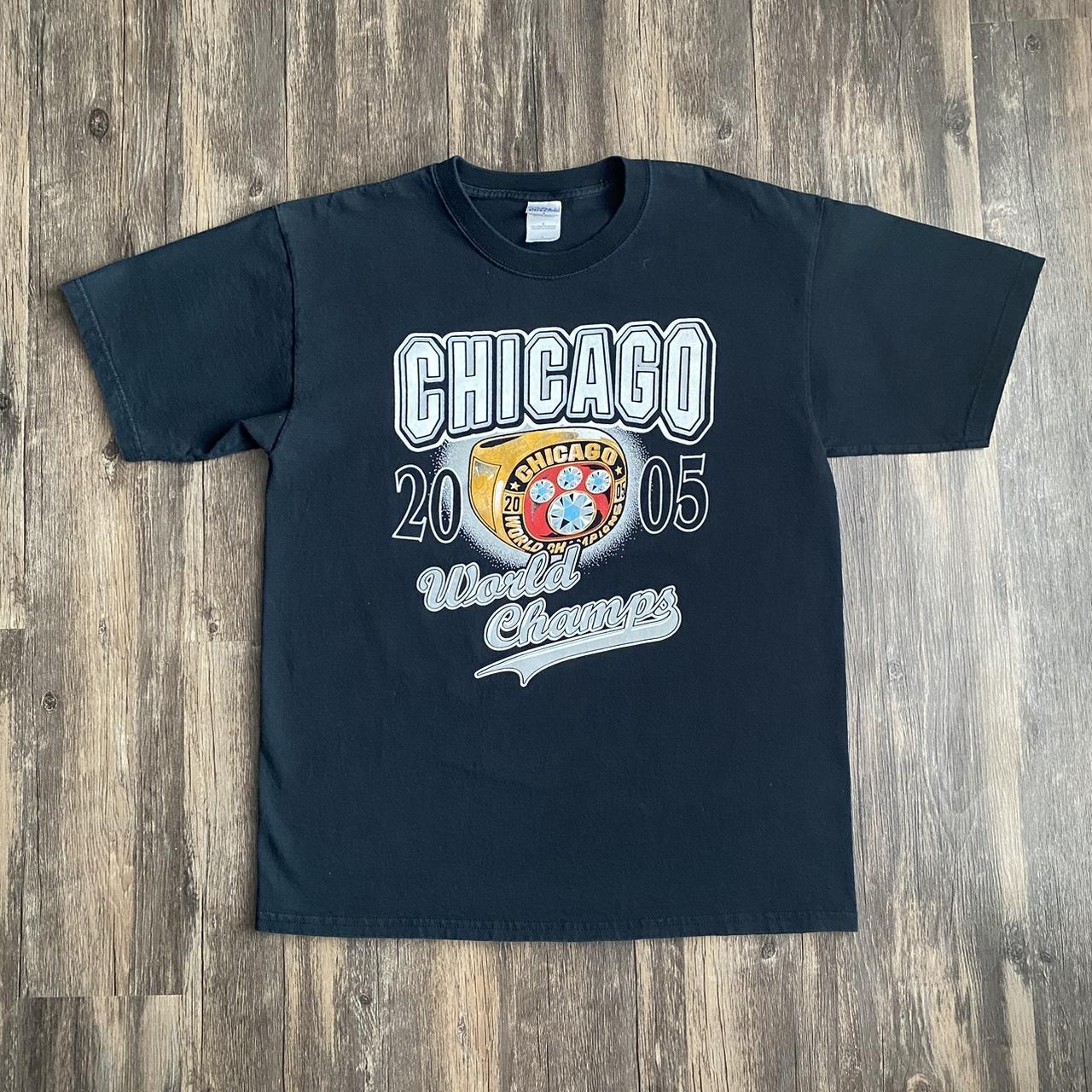 Y2K Chicago Bulls Shirt Logo 7 Tag Size - Depop