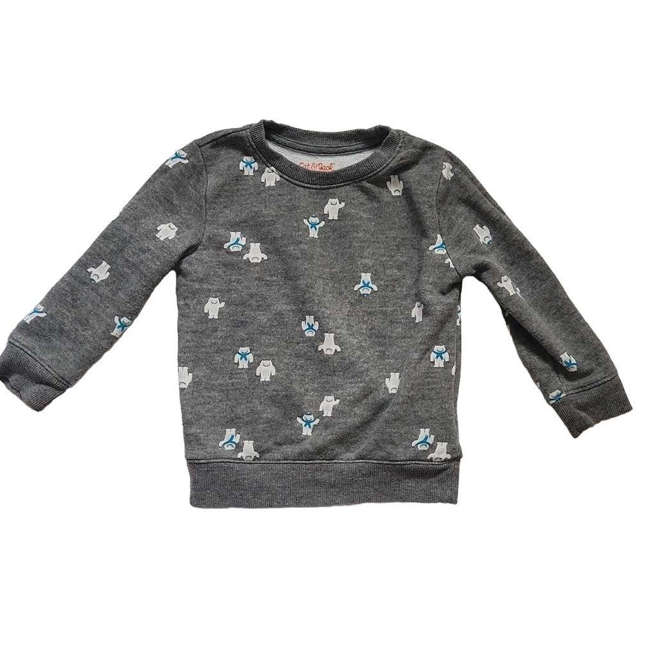 Brand Cat & Jack Size 2T Gray sweatshirt with... Depop