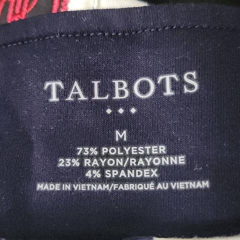 Talbots Cotton Silk Blend White Button Down Blazer - Depop