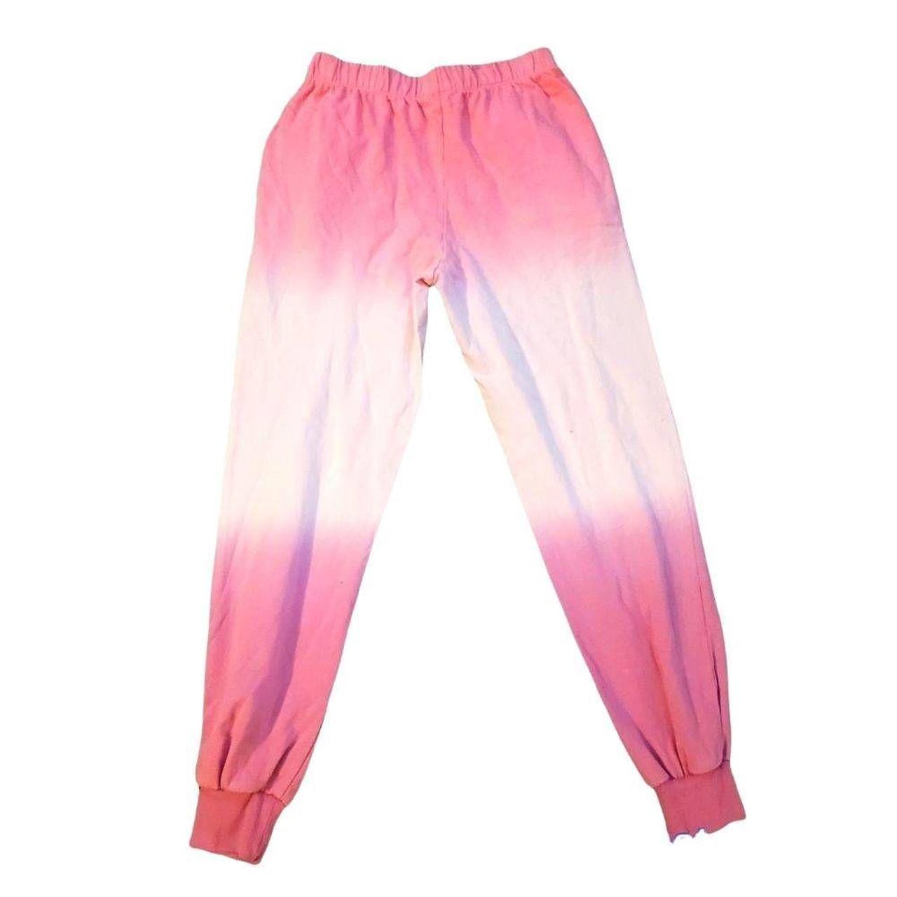 BP Women s Pink White Ombre Jogger Pants XXS These